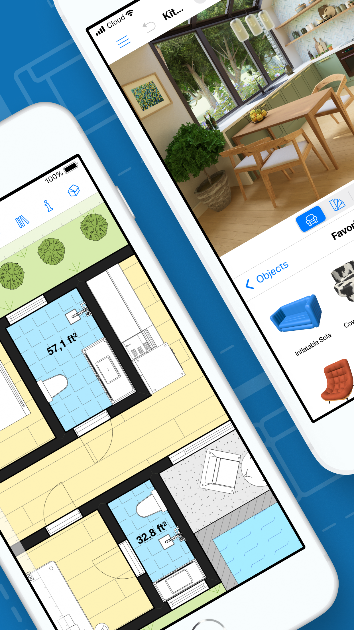Captura de ecrã 2 da app Live Home 3D: Planta de casa
