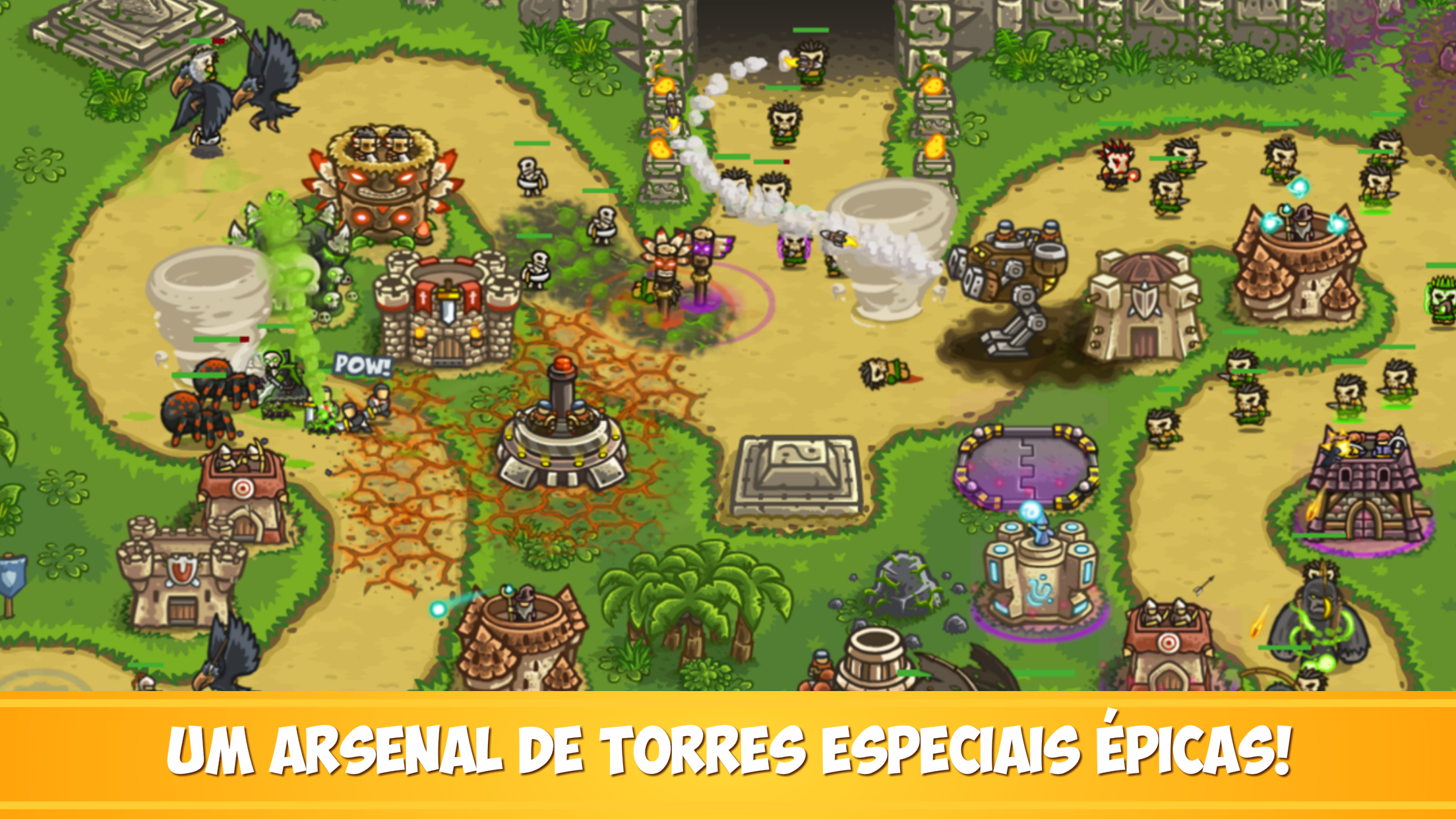 Captura de ecrã 4 da app Kingdom Rush Frontiers TD
