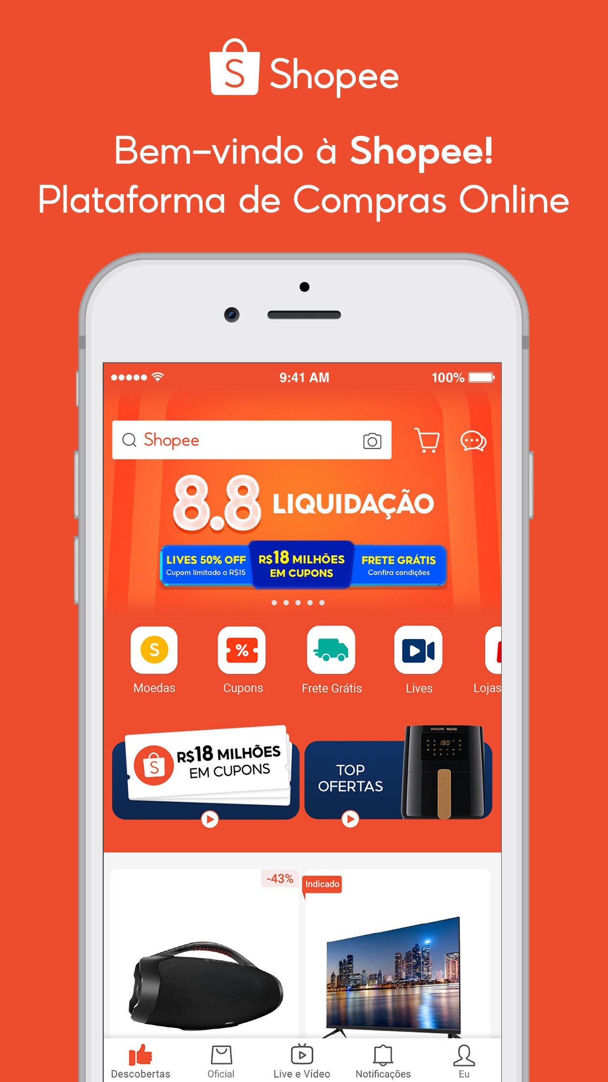 Captura de ecrã 1 da app Shopee 8.8 Liquidação
