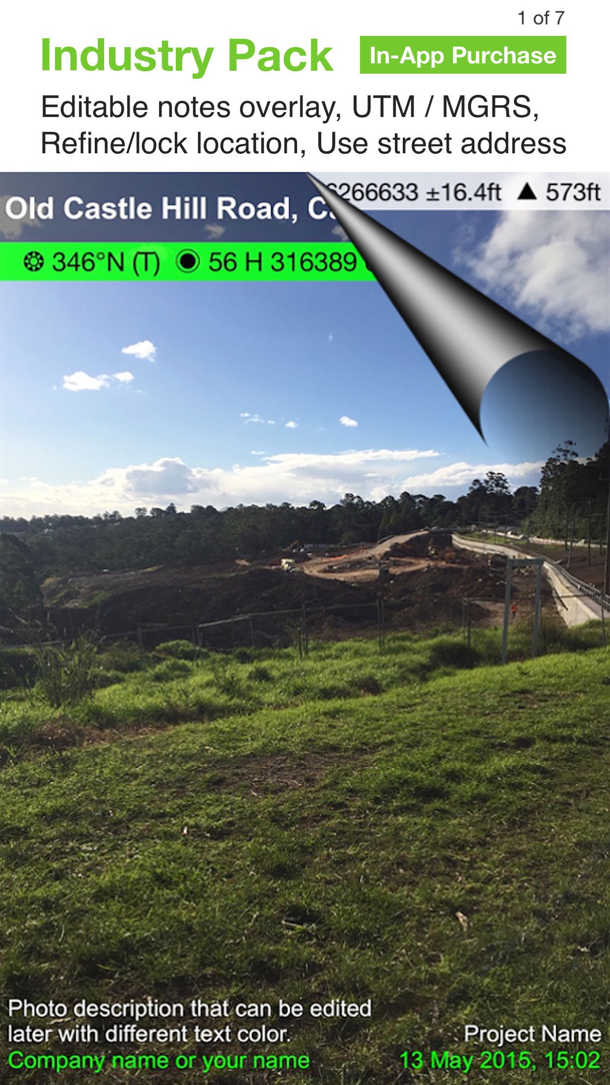 Captura de ecrã 4 da app Solocator - GPS Field Camera