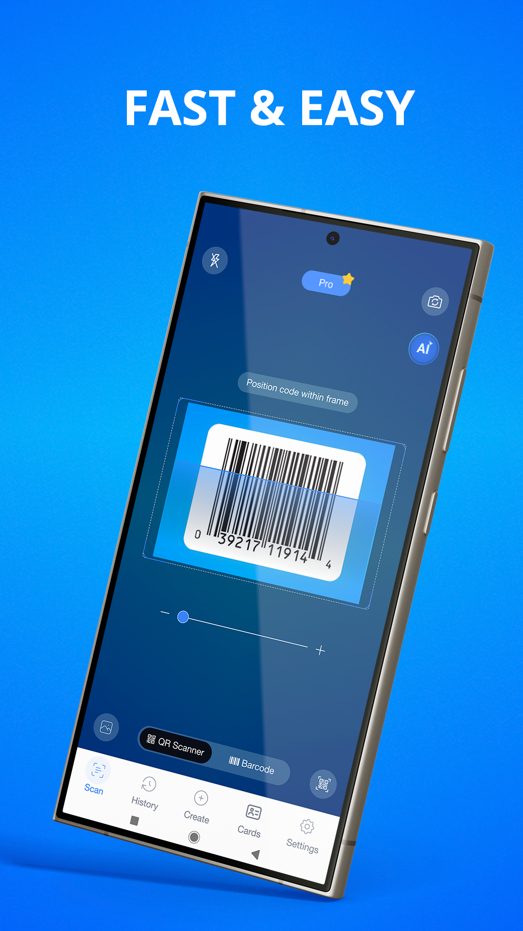 Captura de ecrã 2 da app Leitor de Código QR - QR Code