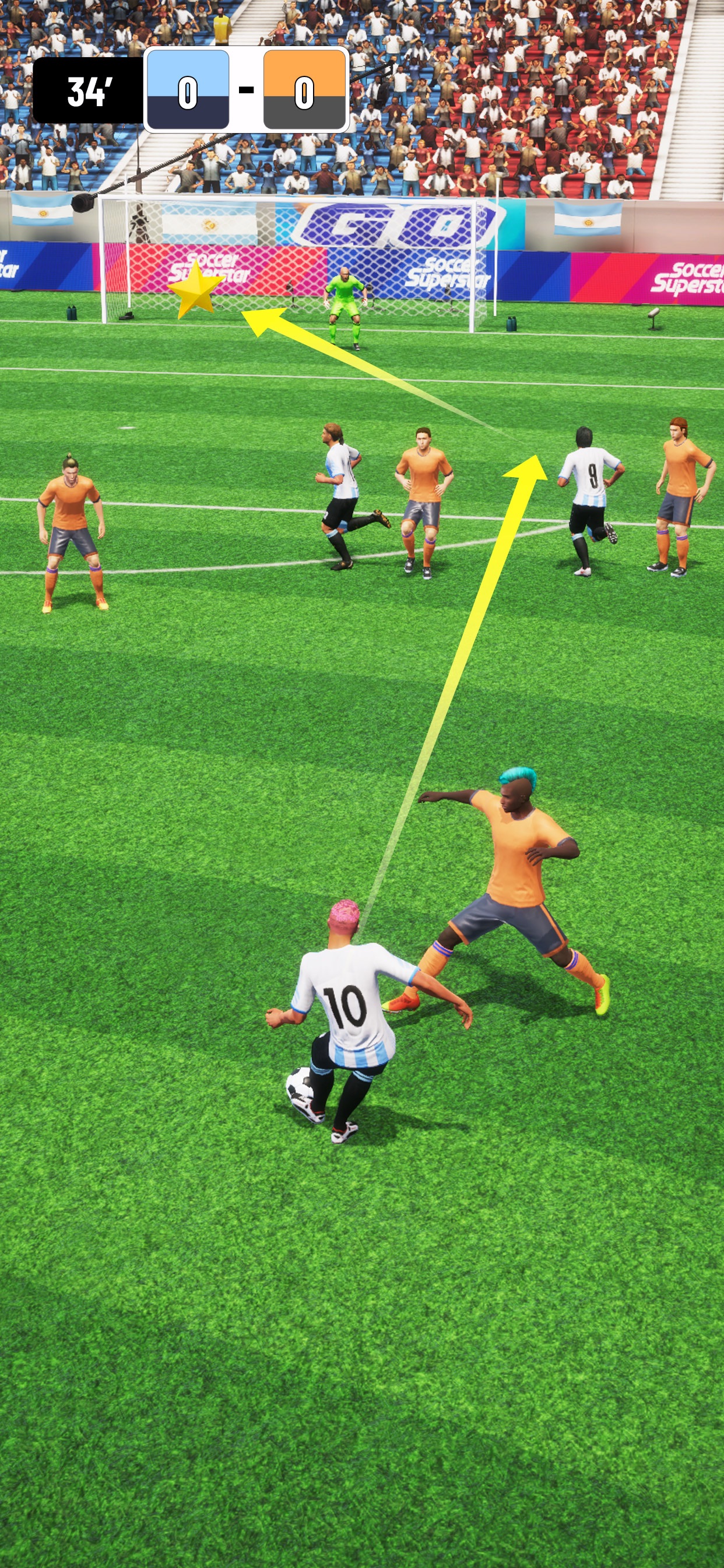 Captura de ecrã 4 da app Soccer Superstar - Futebol