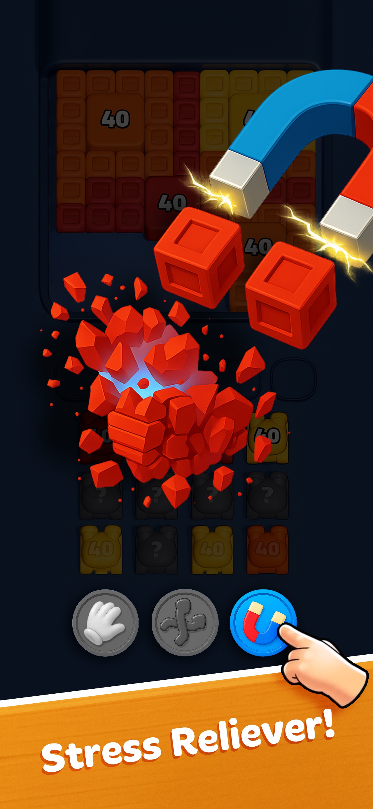 Captura de ecrã 2 da app Color Block Crush