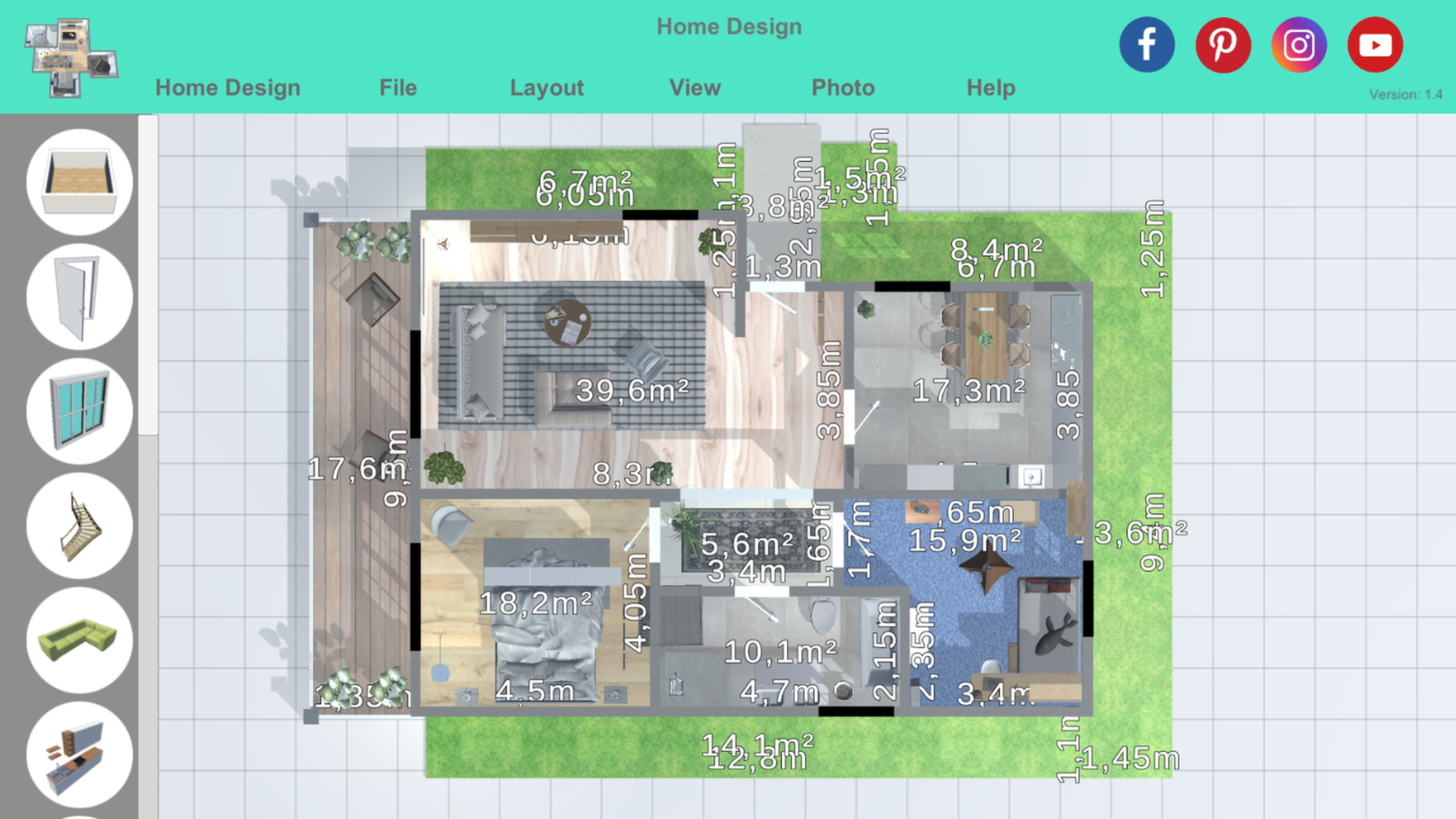Captura de ecrã 2 da app Projeto de casa | Planta