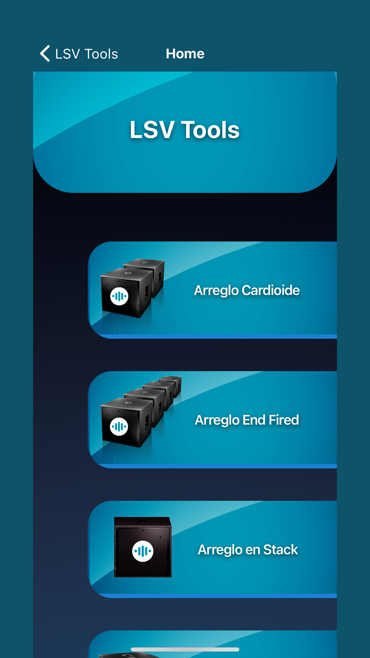 Captura de ecrã 2 da app LSVtools