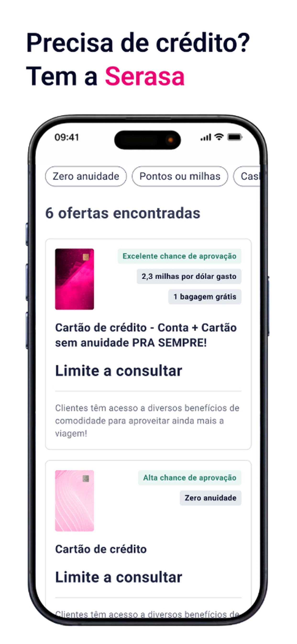 Captura de ecrã 1 da app Serasa: Consulta CPF e Score