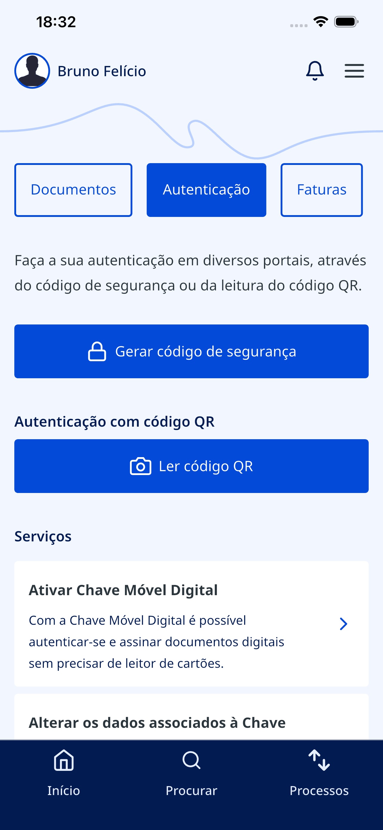 Captura de ecrã 4 da app gov.pt