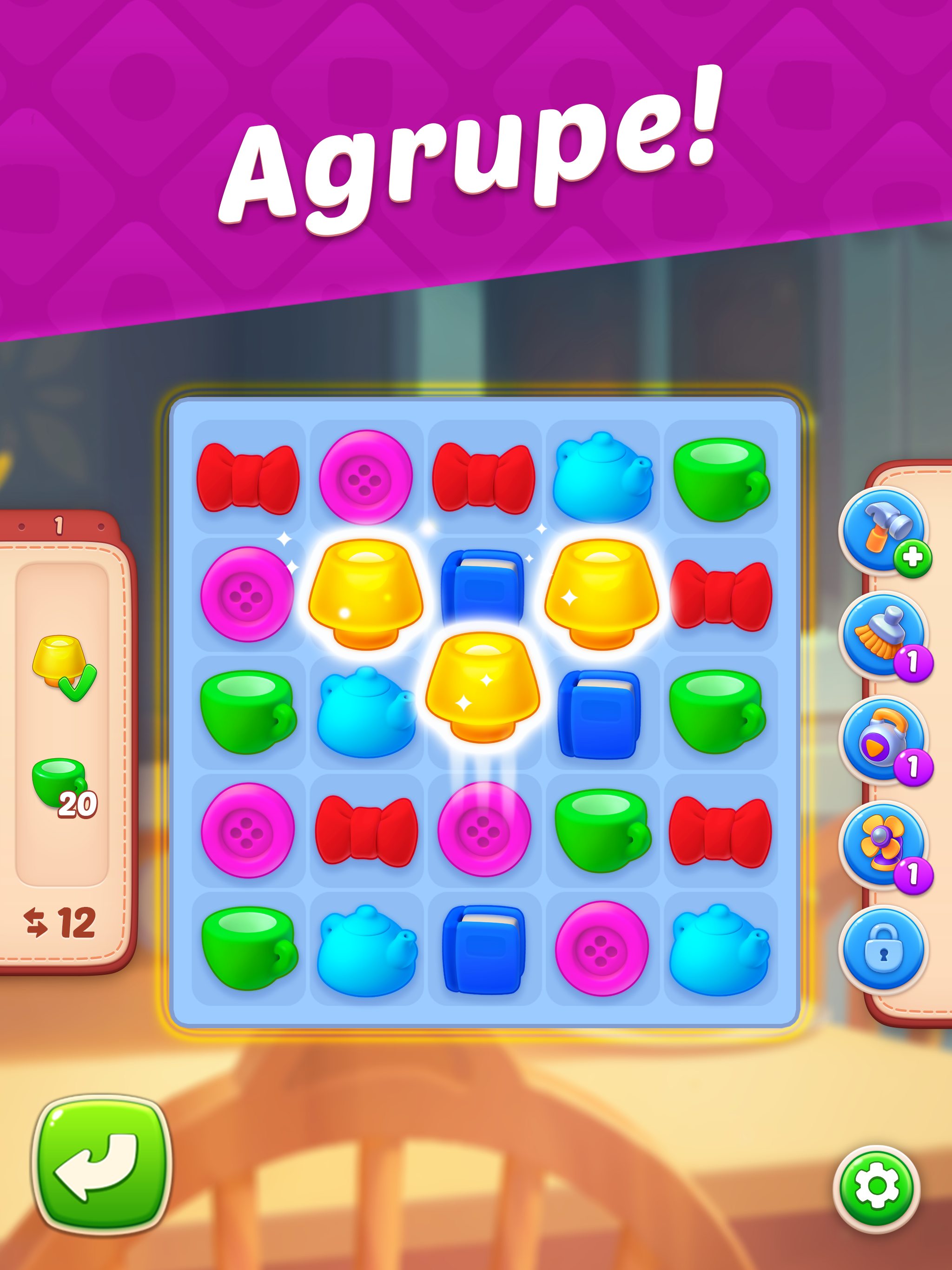 Captura de ecrã 3 da app Homescapes: Match 3 Games