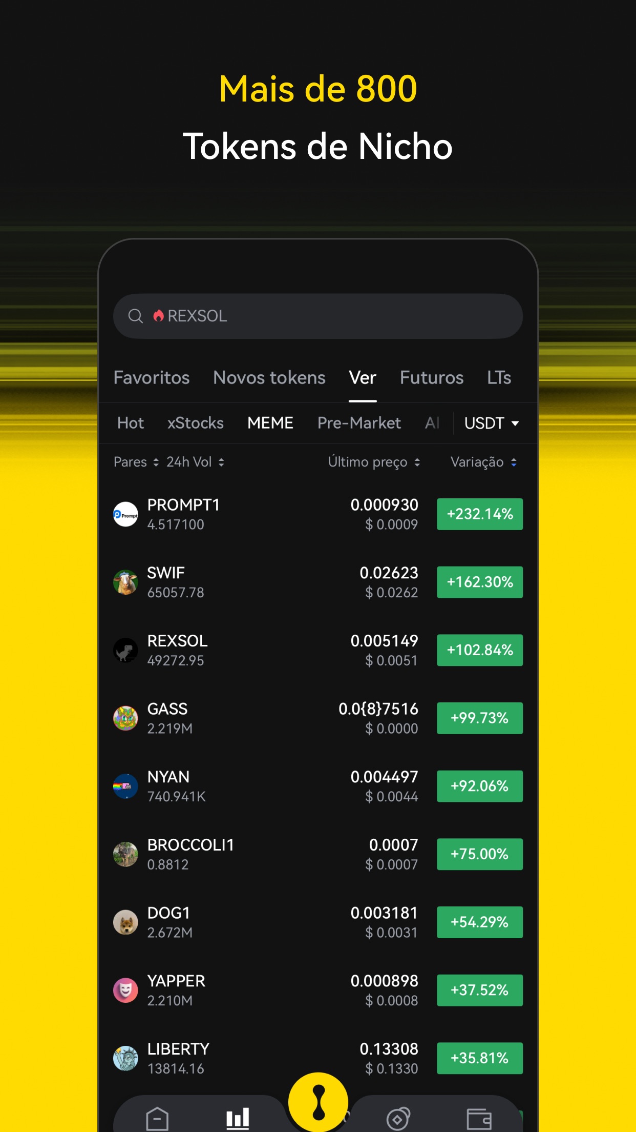 Captura de ecrã 4 da app LBank - Buy Bitcoin & Crypto