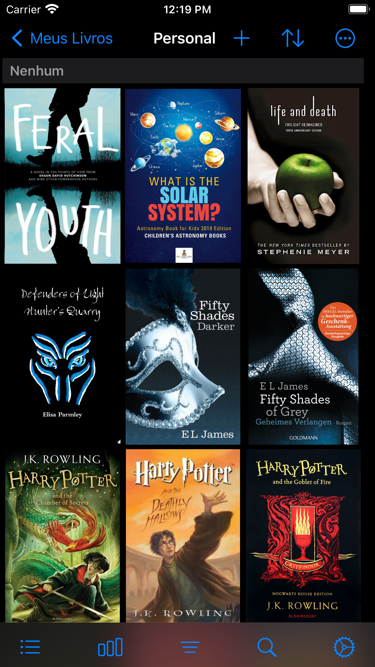 Captura de ecrã 2 da app BookBuddy Pro: Lista de Livros