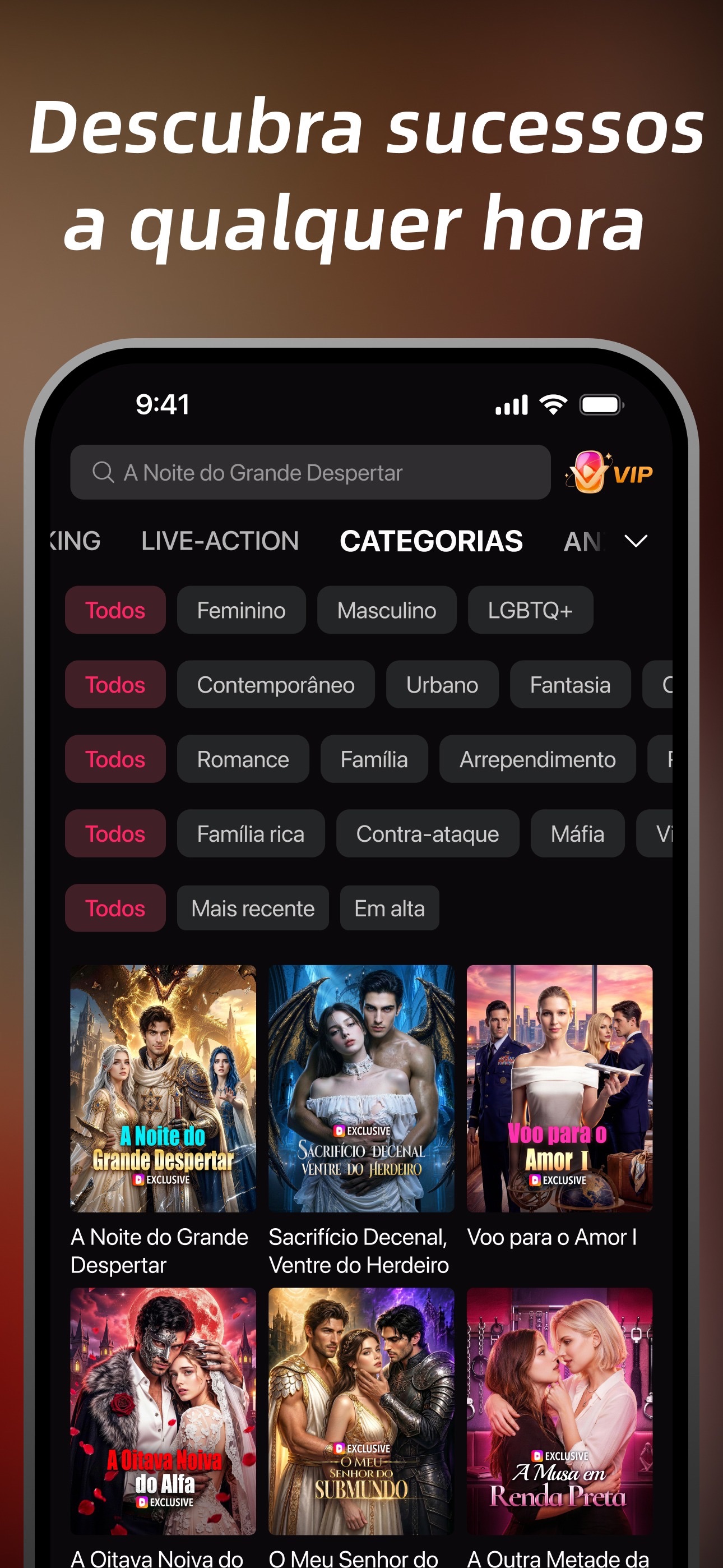 Captura de ecrã 4 da app DramaWave - Dramas & Reels