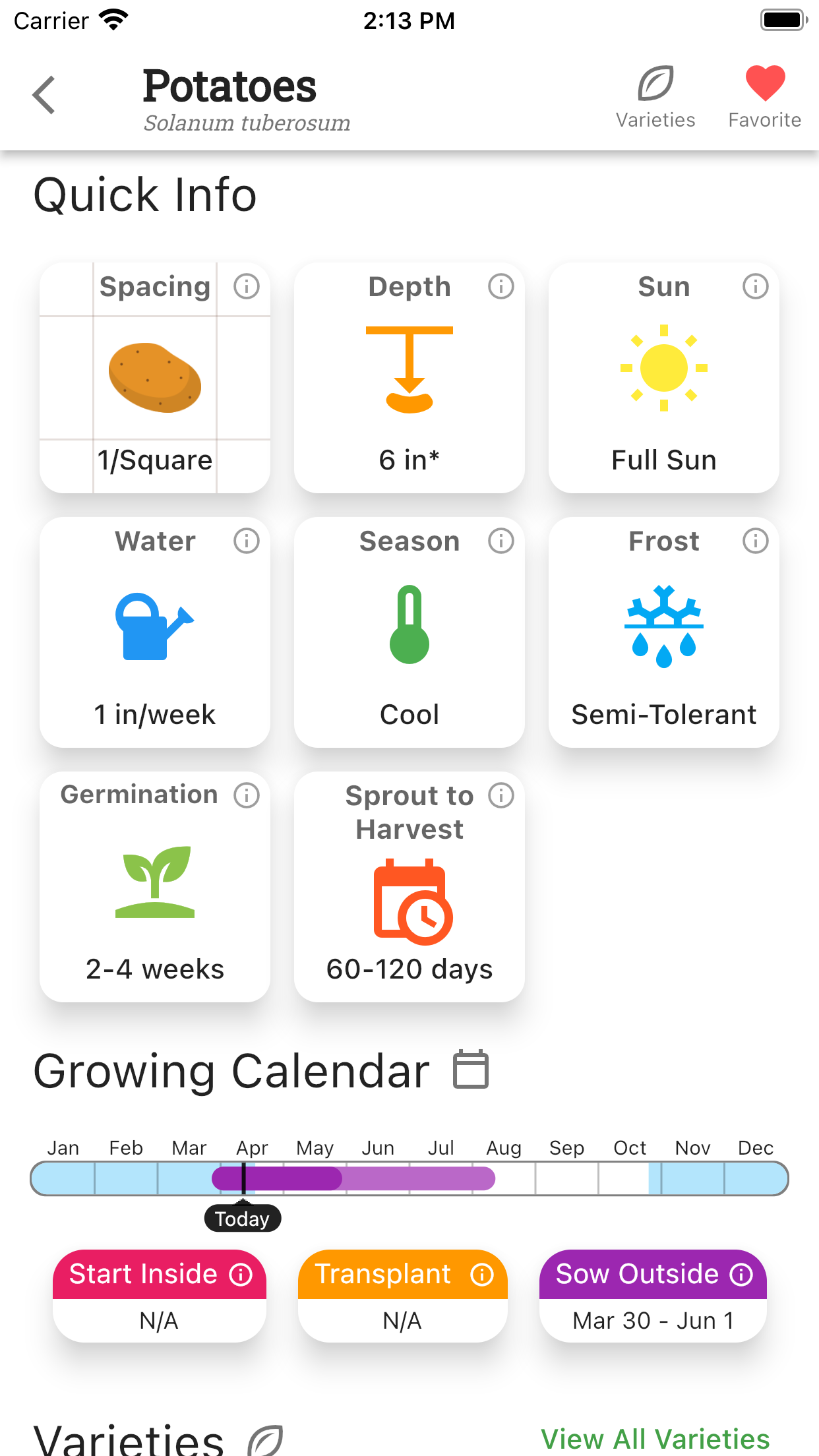 Captura de ecrã 2 da app Planter: Garden Planner