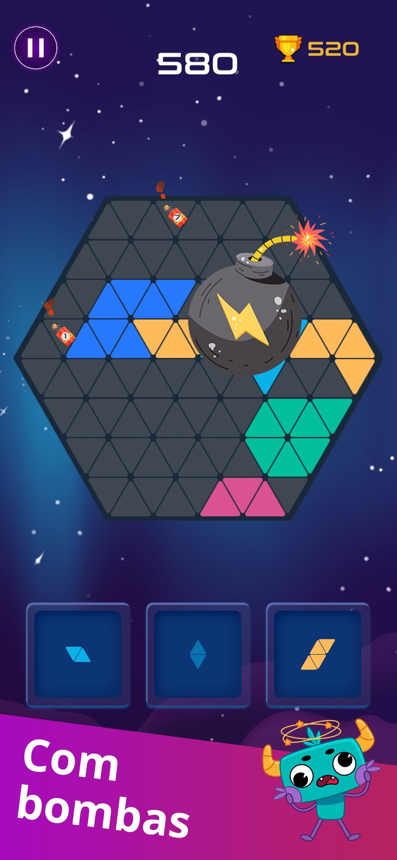 Captura de ecrã 3 da app TriBlok: Jogos Inteligentes