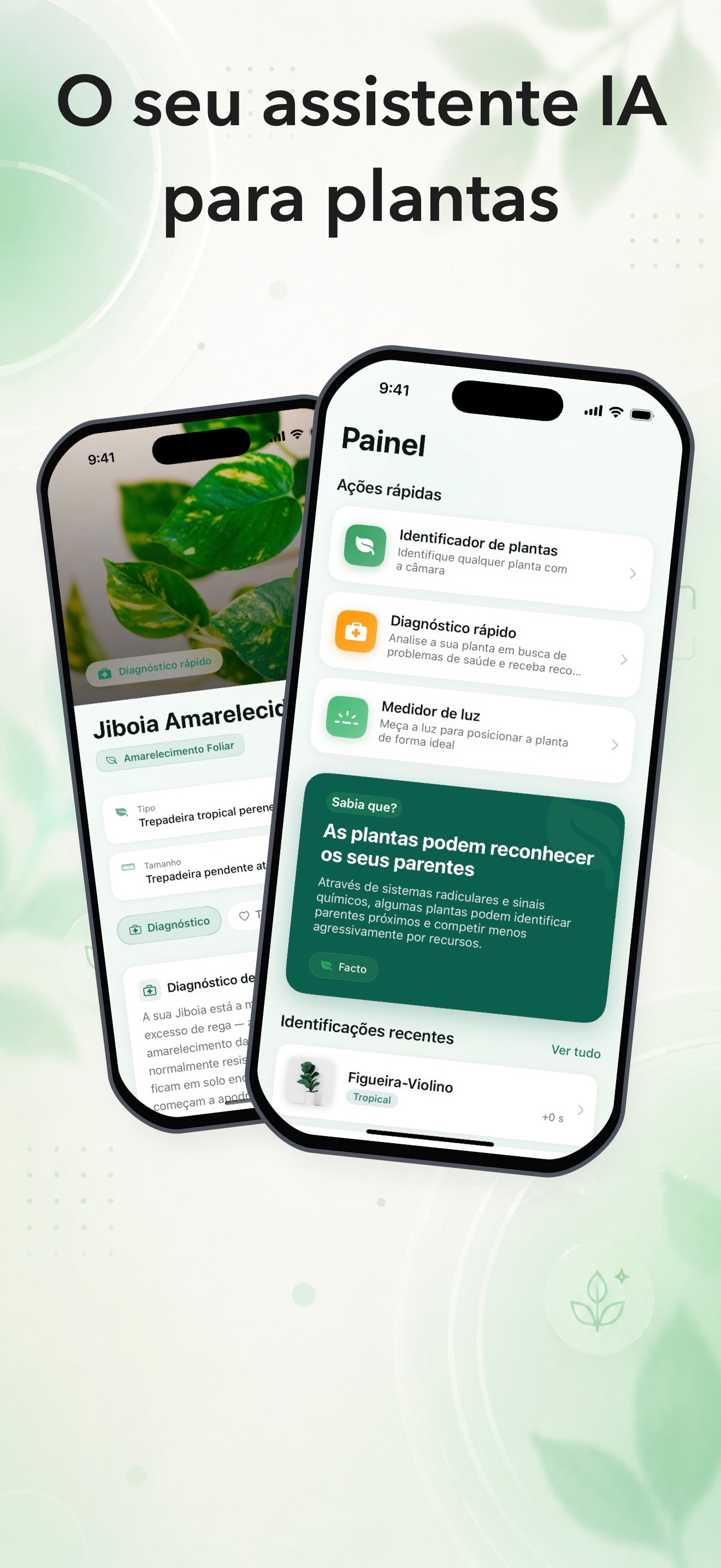 Captura de ecrã 1 da app Identificar: PlantRobot