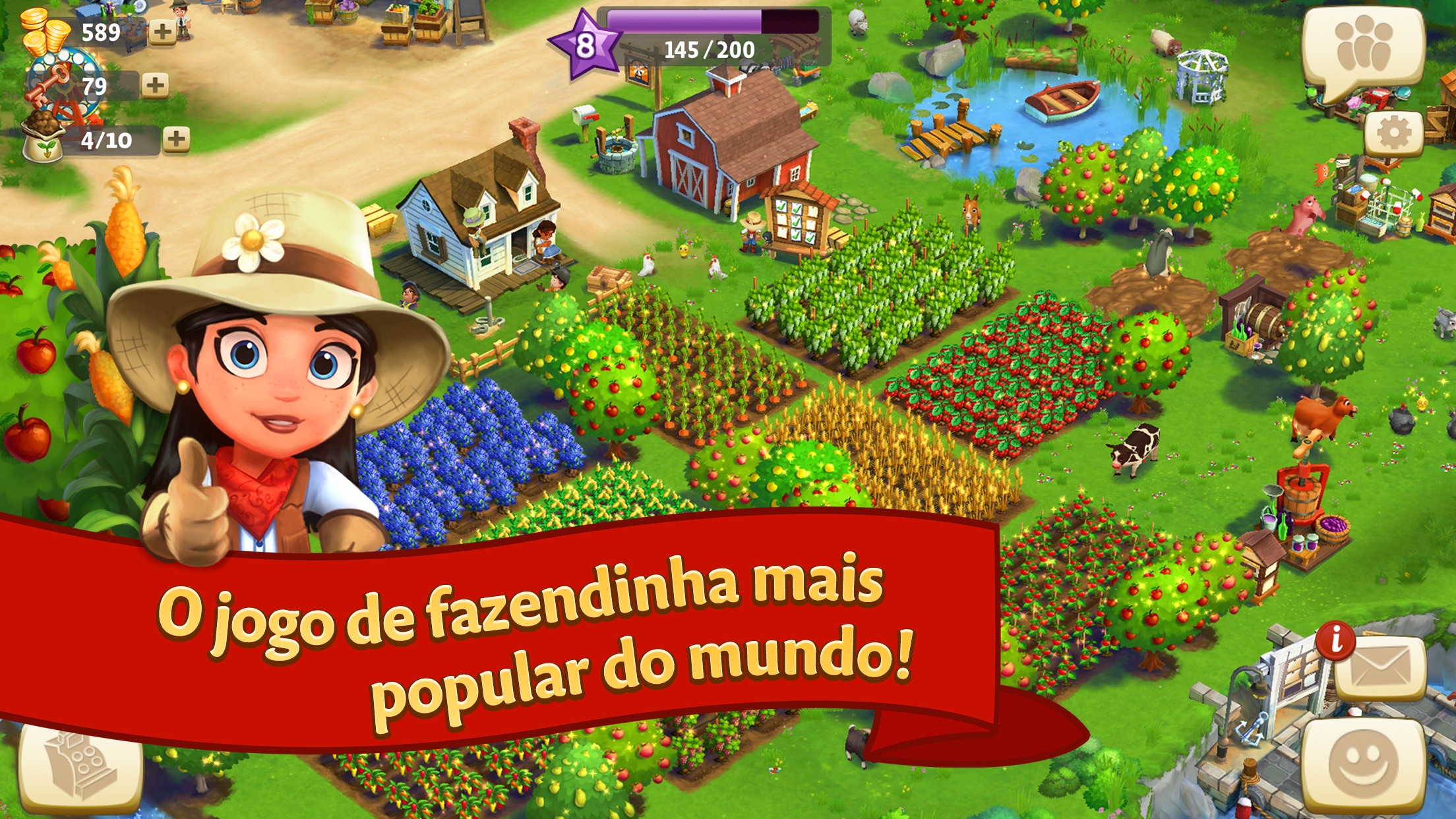 Captura de ecrã 1 da app FarmVille 2: Country Escape