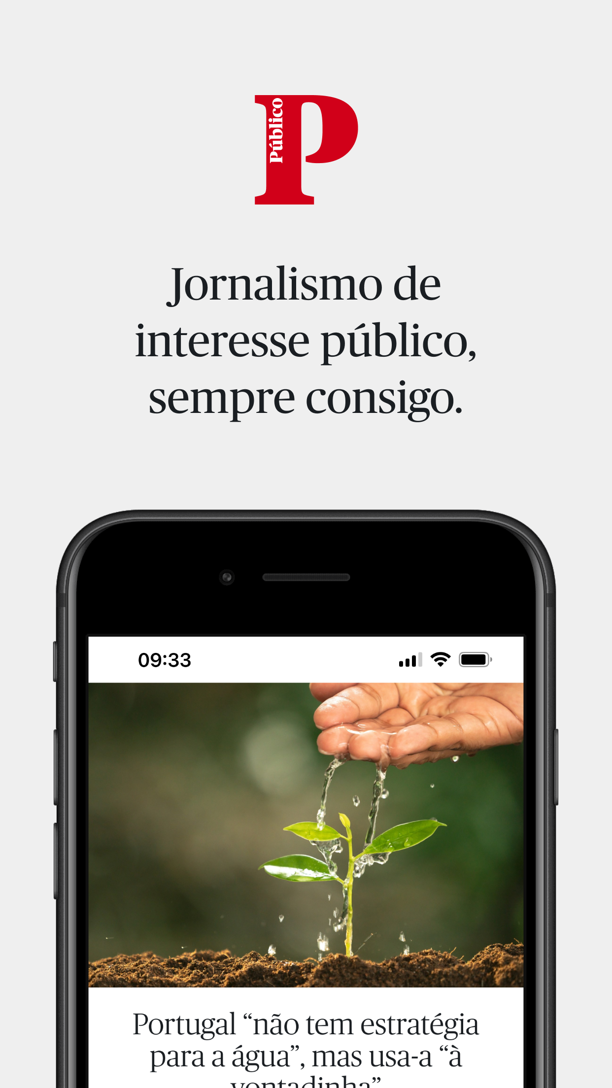 Captura de ecrã 1 da app Público