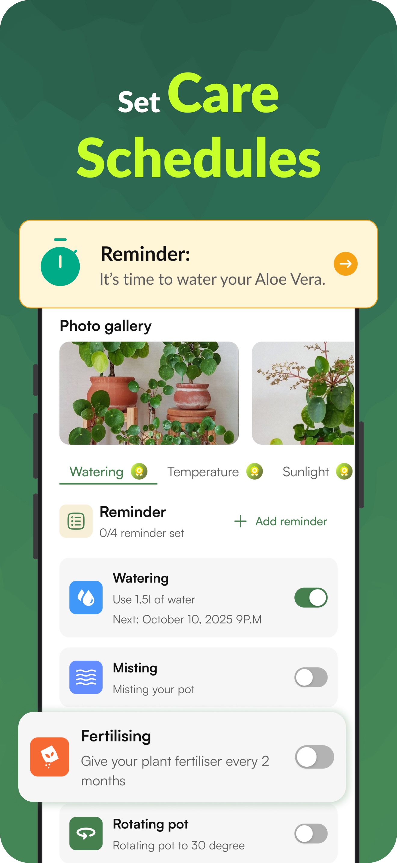 Captura de ecrã 4 da app Plantzy AI: Plant ID and Care