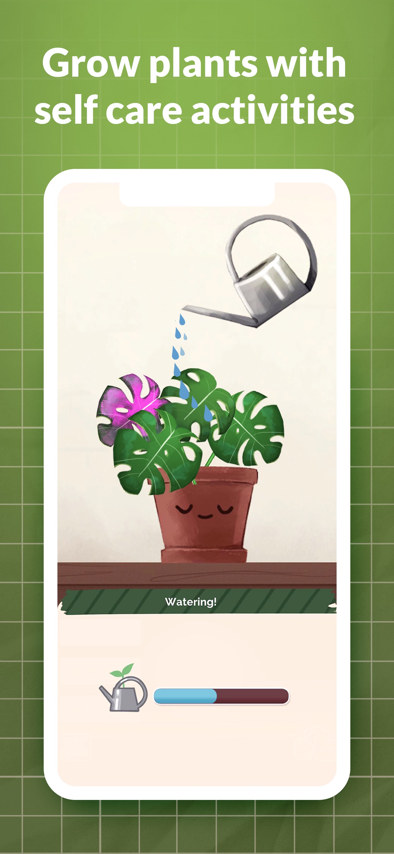Captura de ecrã 1 da app Kinder World: Cozy Plant Game