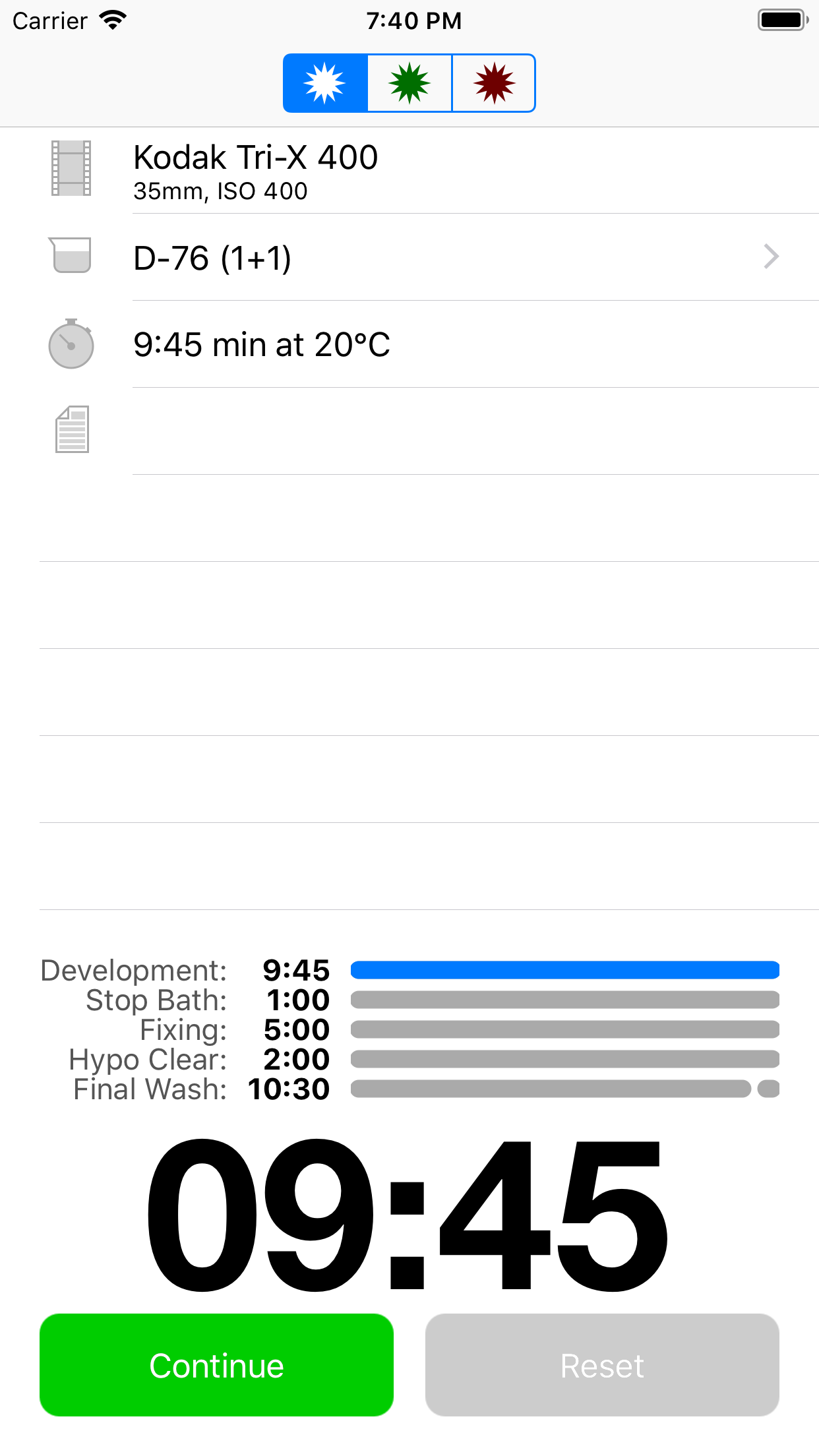 Captura de ecrã 1 da app Massive Dev Chart Timer