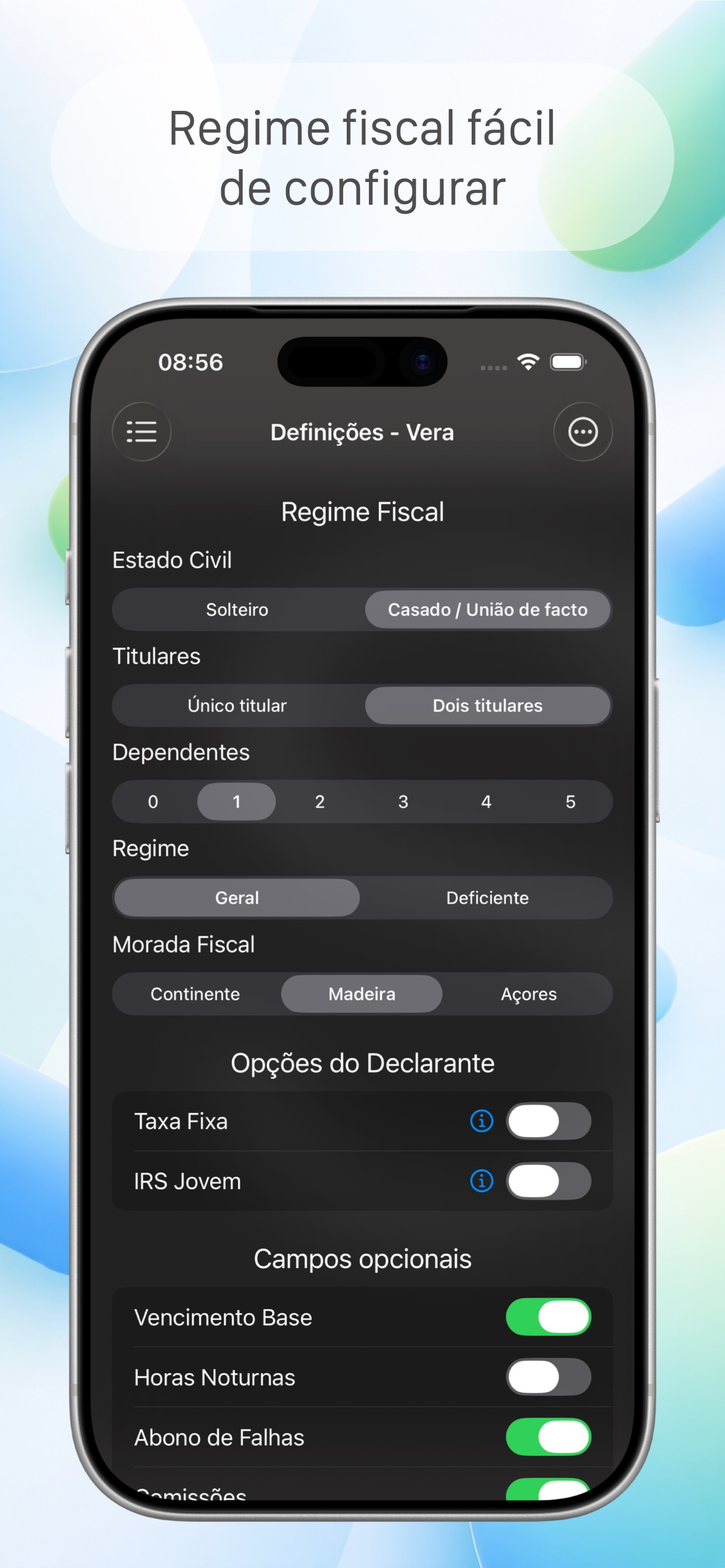 Captura de ecrã 3 da app Salário Líquido