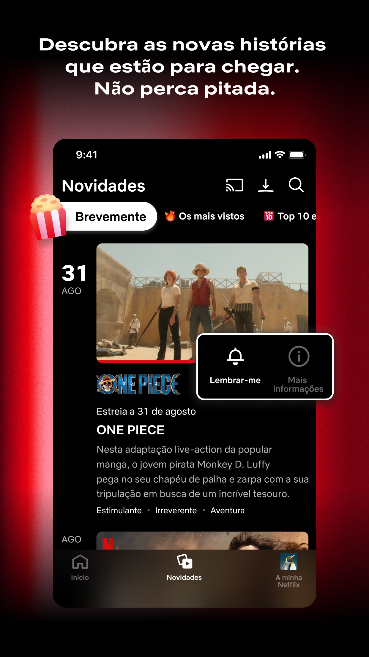 Captura de ecrã 1 da app Netflix
