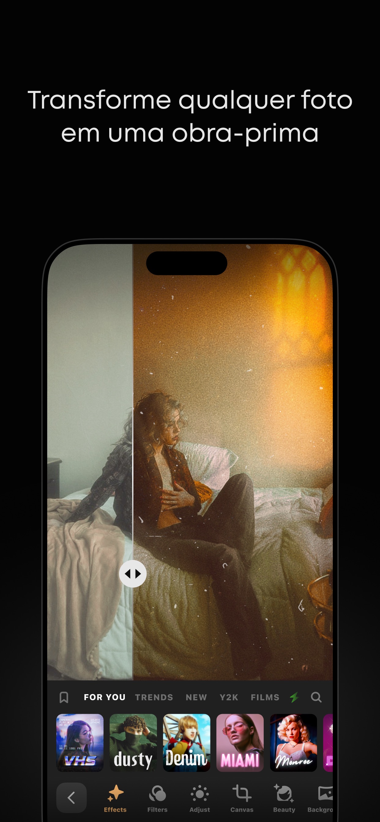 Captura de ecrã 3 da app Prequel: Efeitos e Filtros