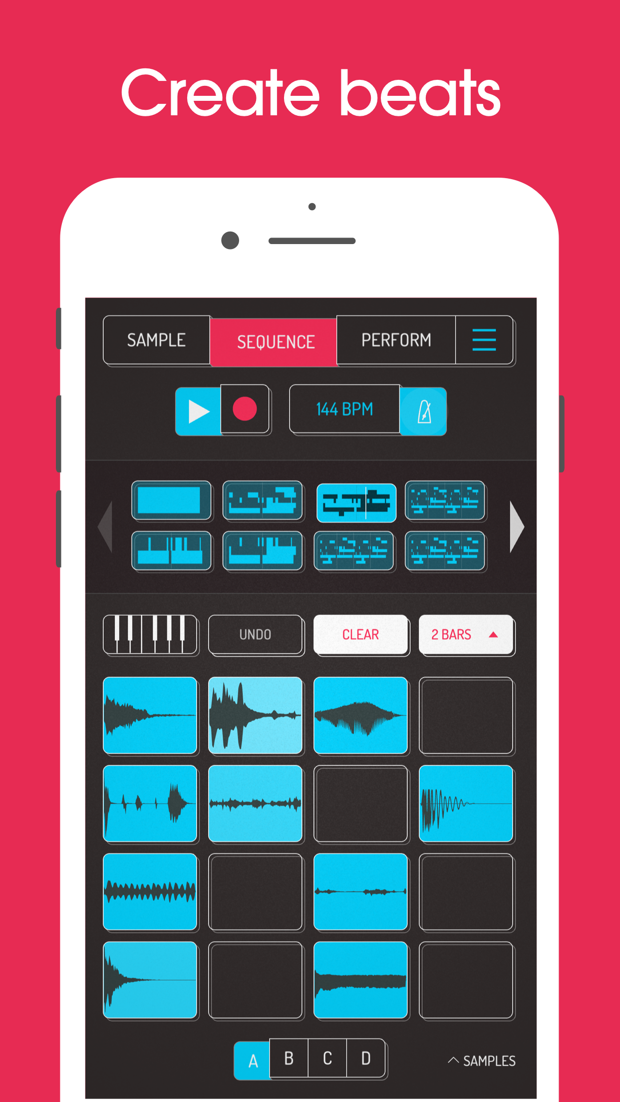 Captura de ecrã 2 da app Koala Sampler • Beat Maker