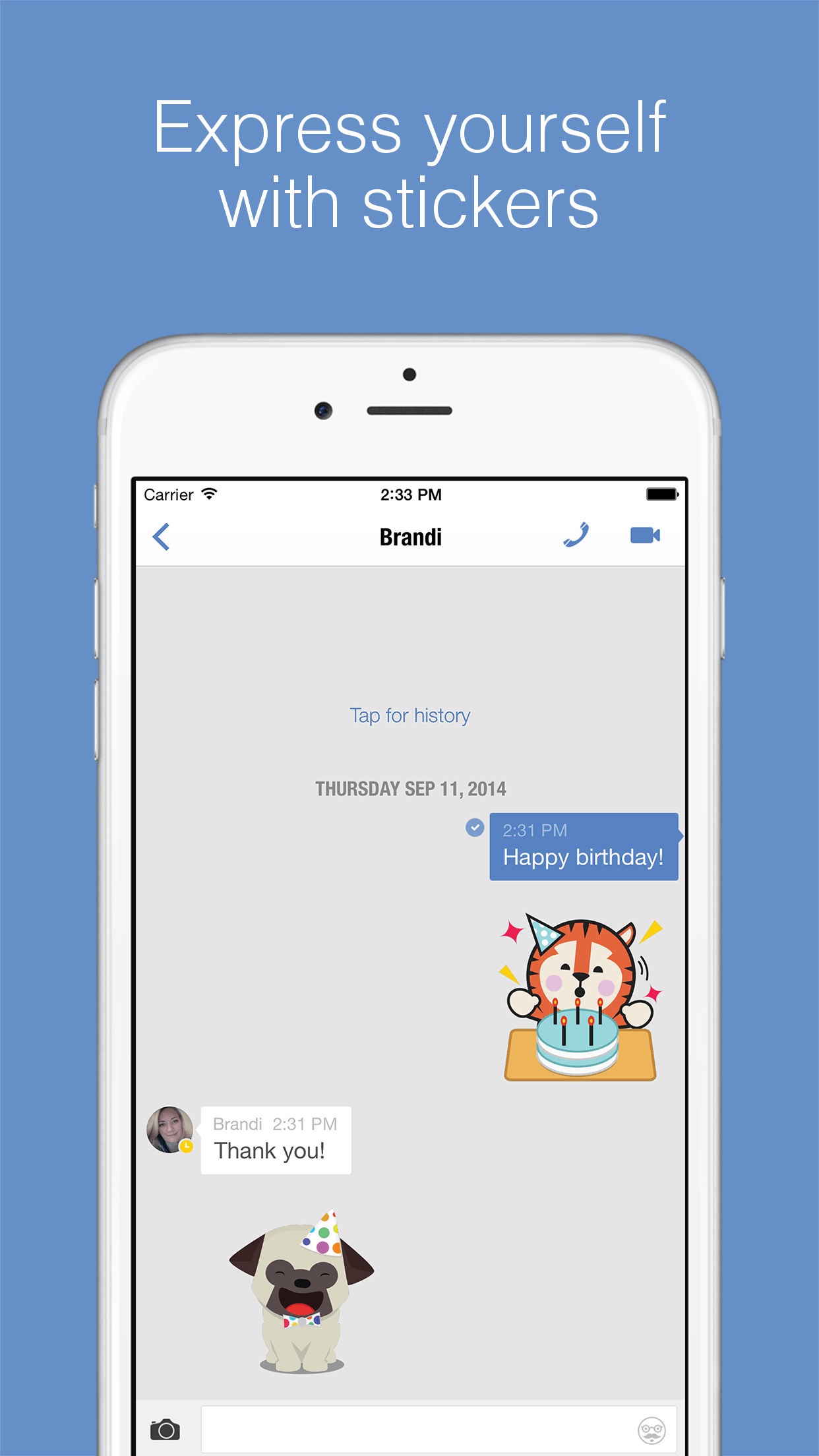 Captura de ecrã 4 da app imo video calls and chat HD