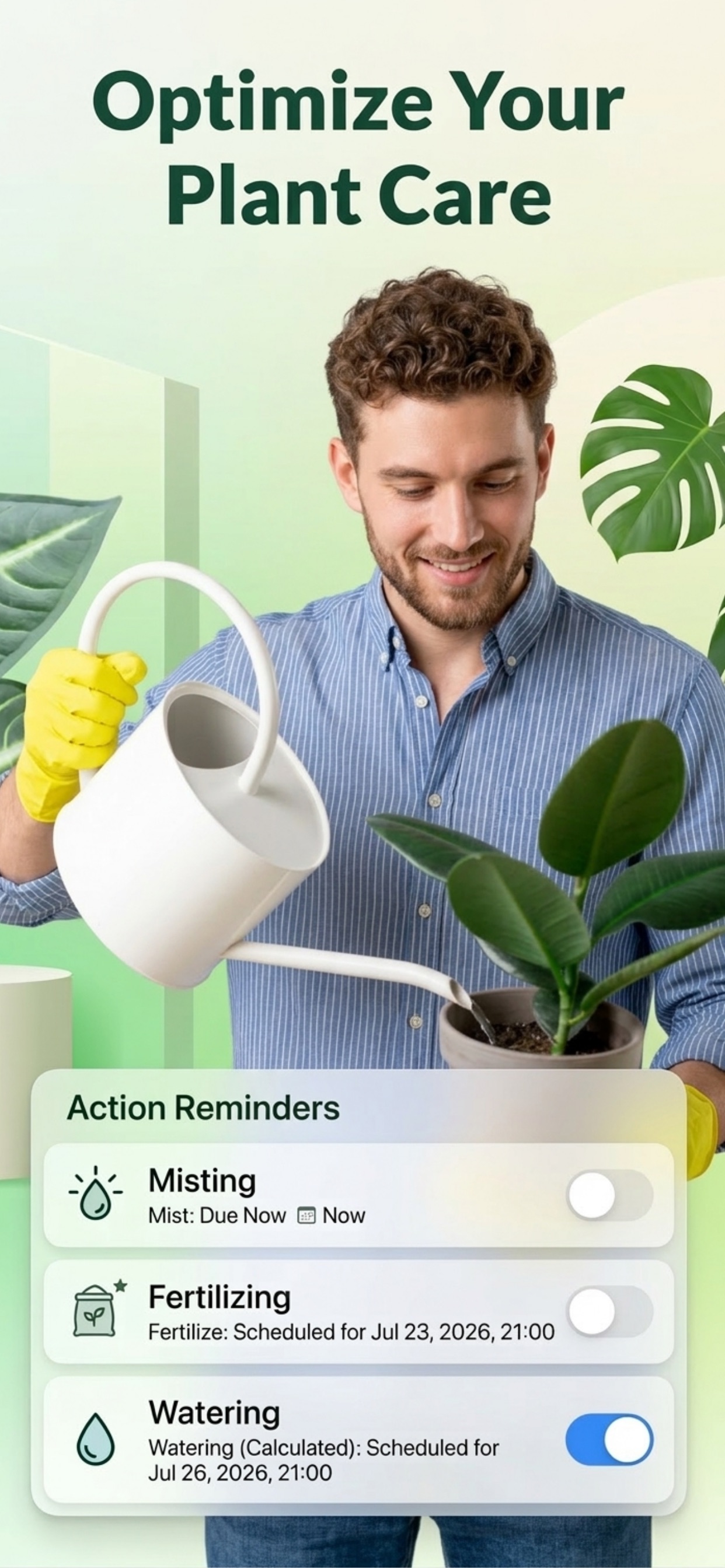 Captura de ecrã 2 da app PlantIt: Plant Identifier・Care