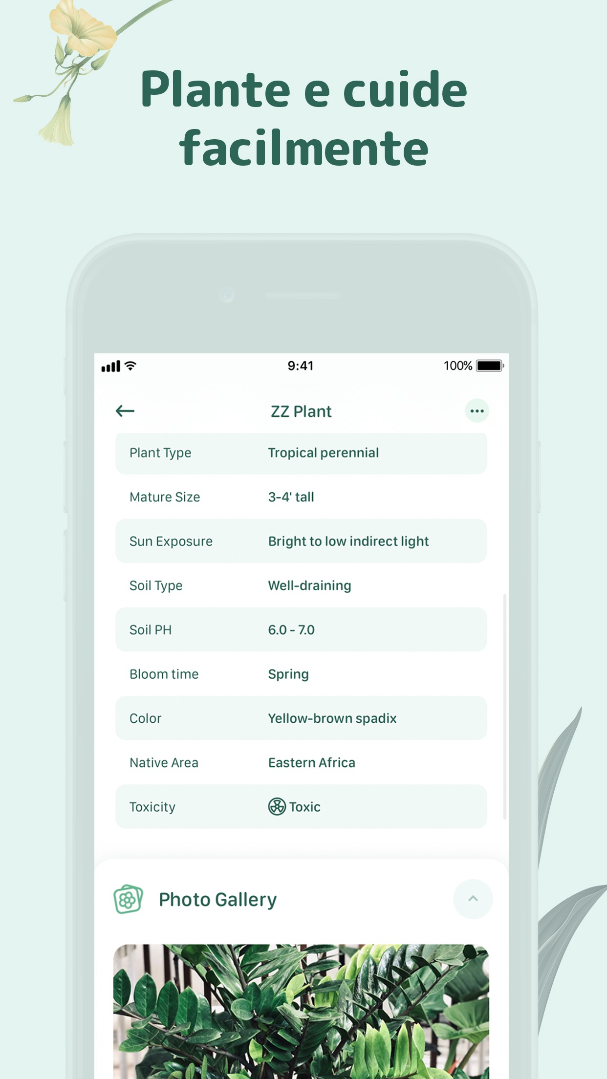 Captura de ecrã 2 da app Blossom - Reconhece Plantas