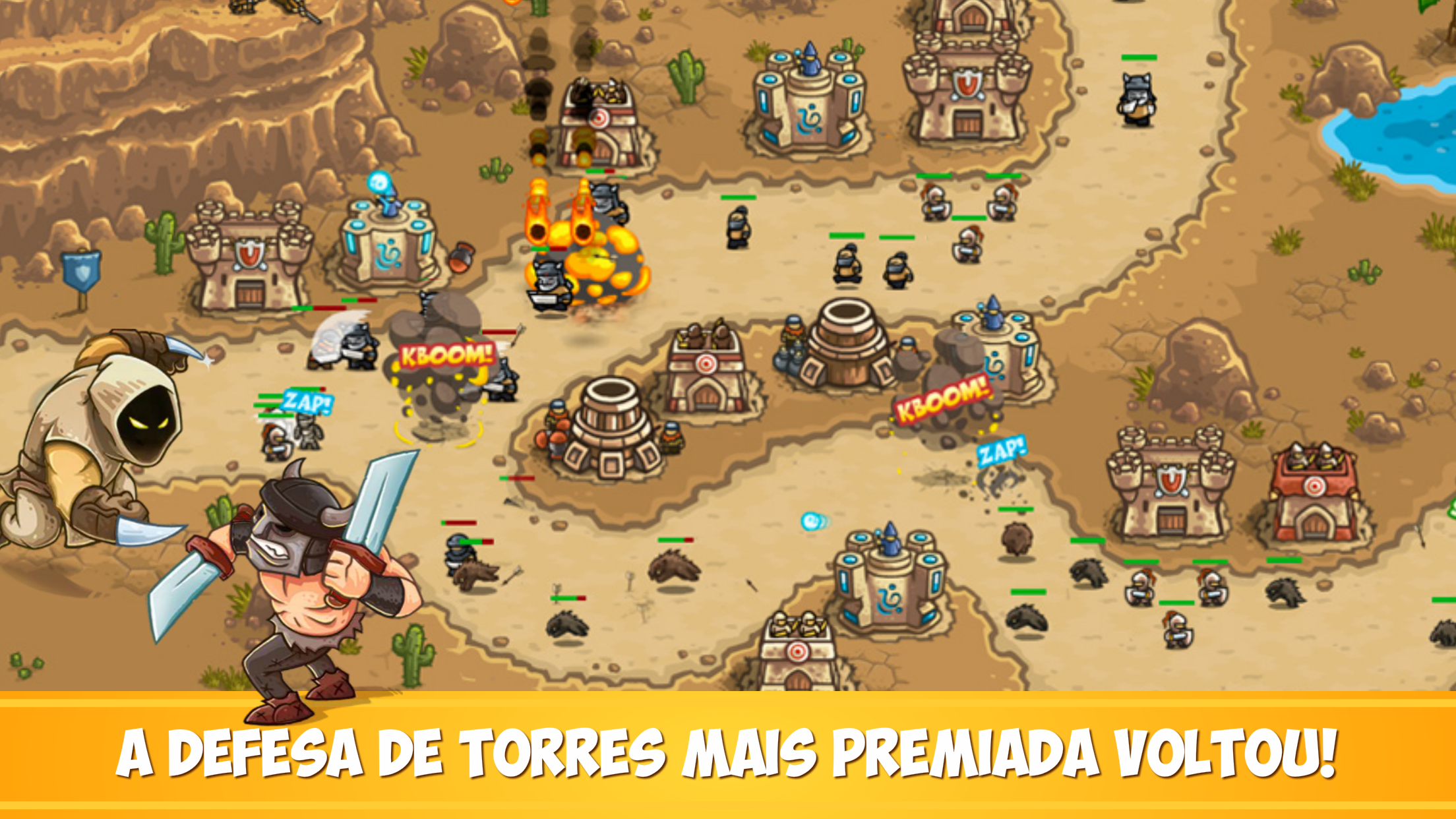Captura de ecrã 1 da app Kingdom Rush Frontiers TD