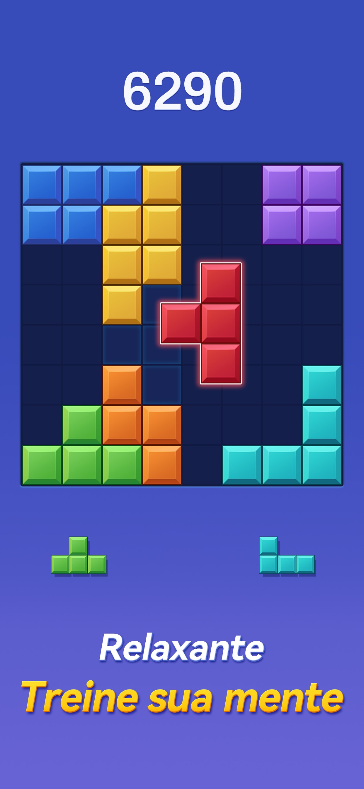 Captura de ecrã 3 da app Color Block: Combo Blast