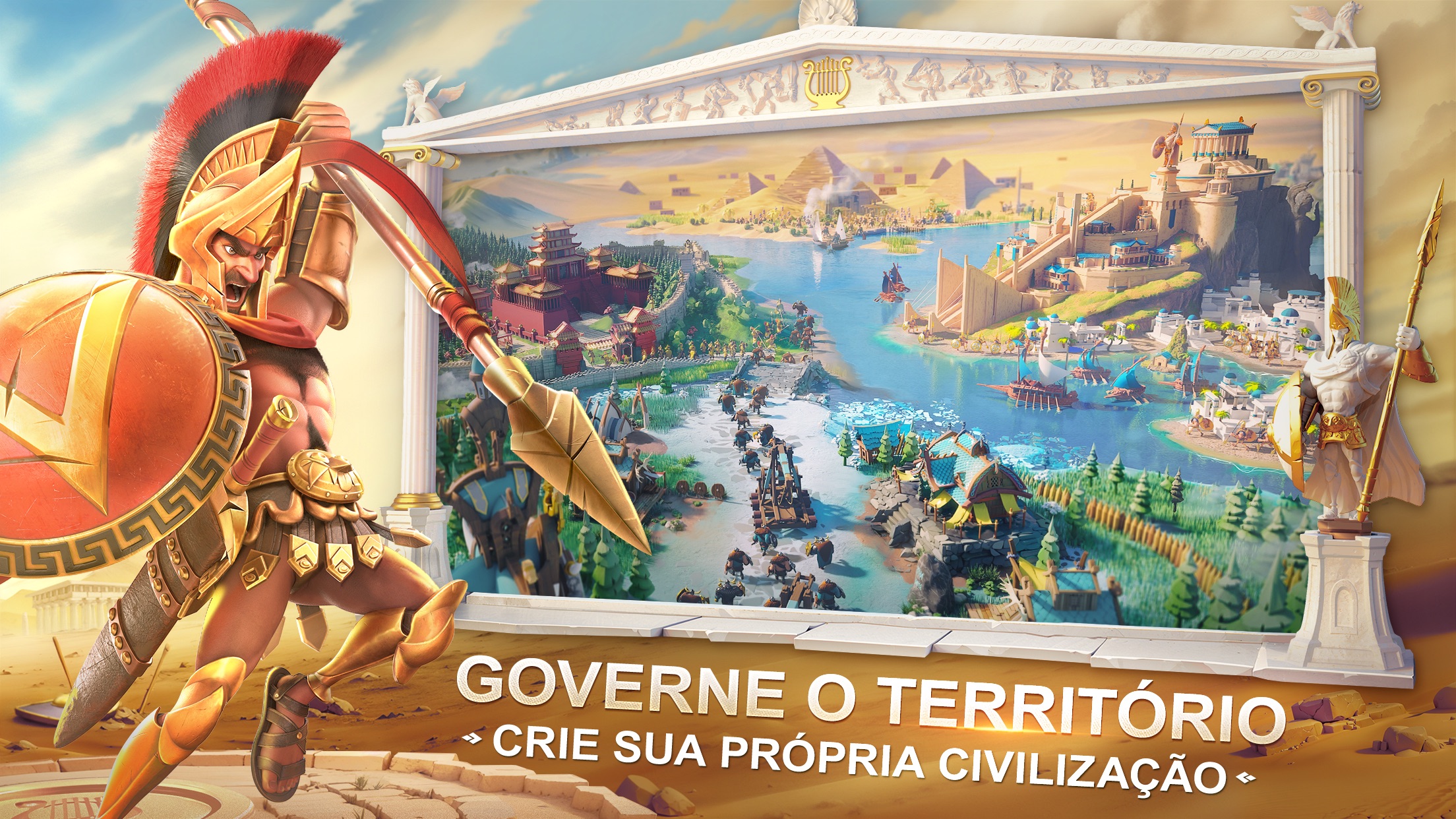 Captura de ecrã 3 da app Rise of Kingdoms: Lost Crusade