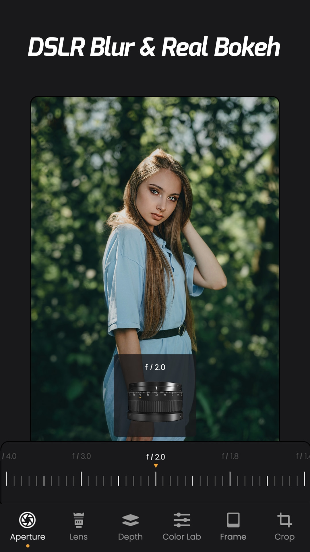 Captura de ecrã 1 da app ReLens - Focus & DSLR Borrão