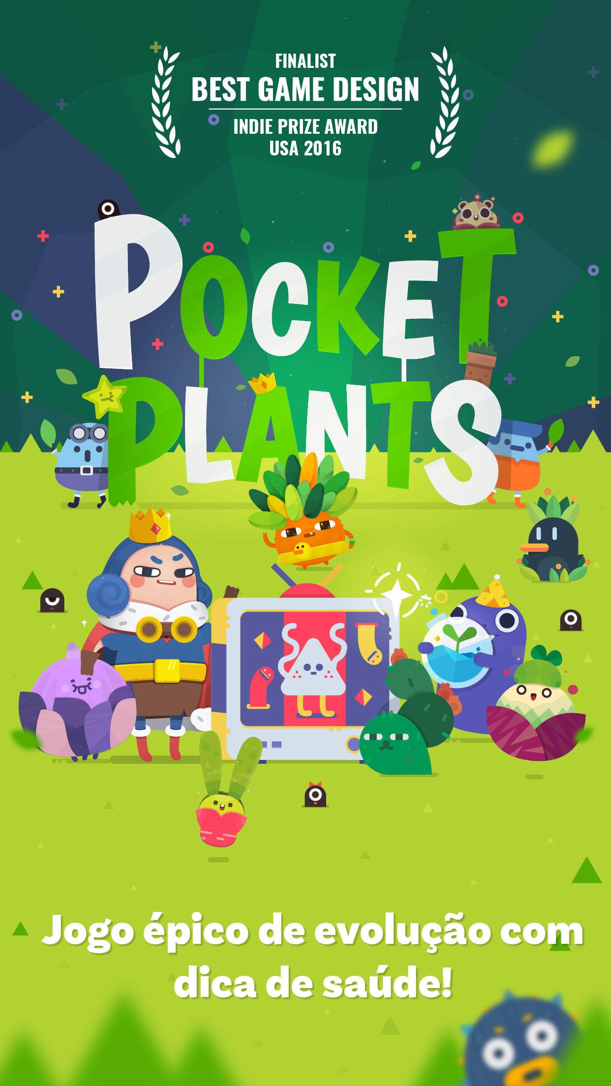 Captura de ecrã 1 da app Pocket Plants: Game for spring