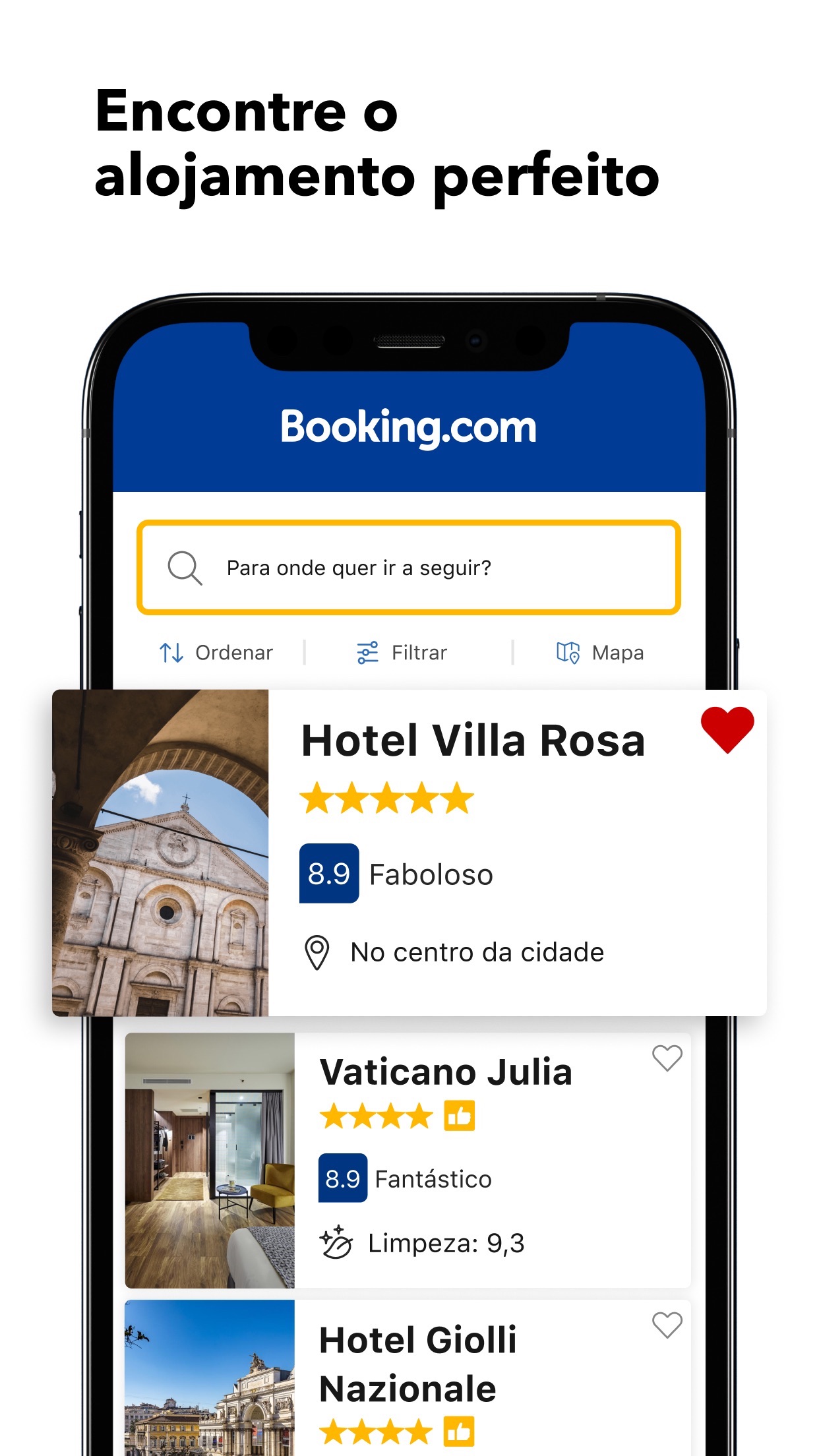 Captura de ecrã 2 da app Ofertas de viagem Booking.com