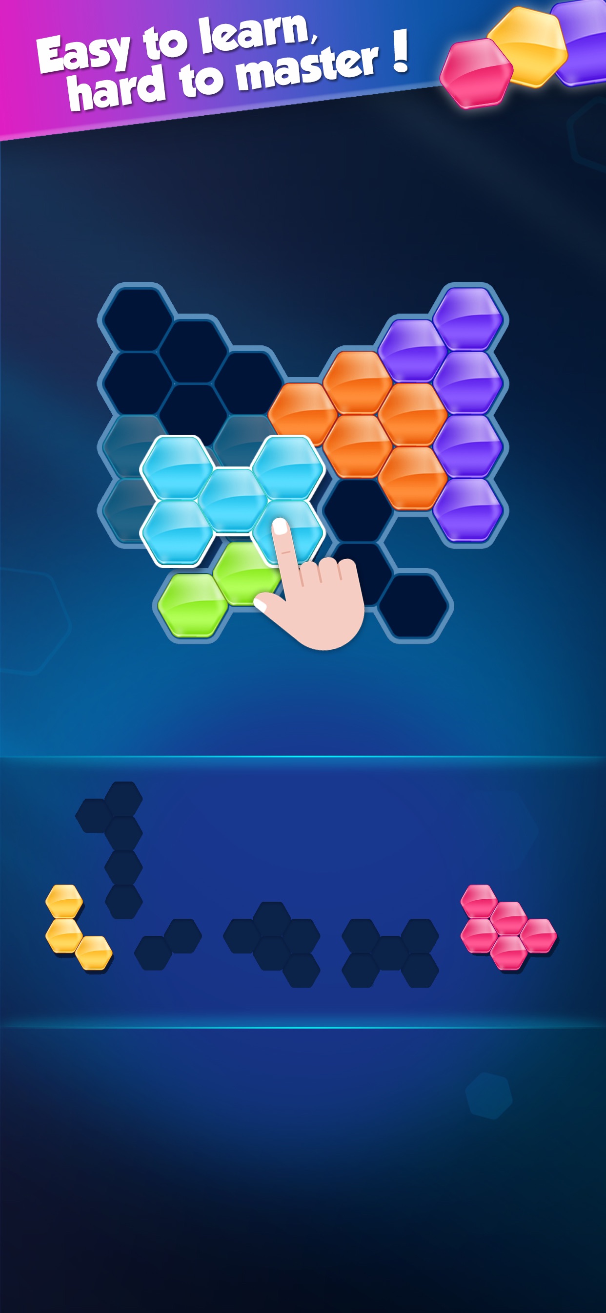 Captura de ecrã 2 da app Block! Hexa Puzzle™