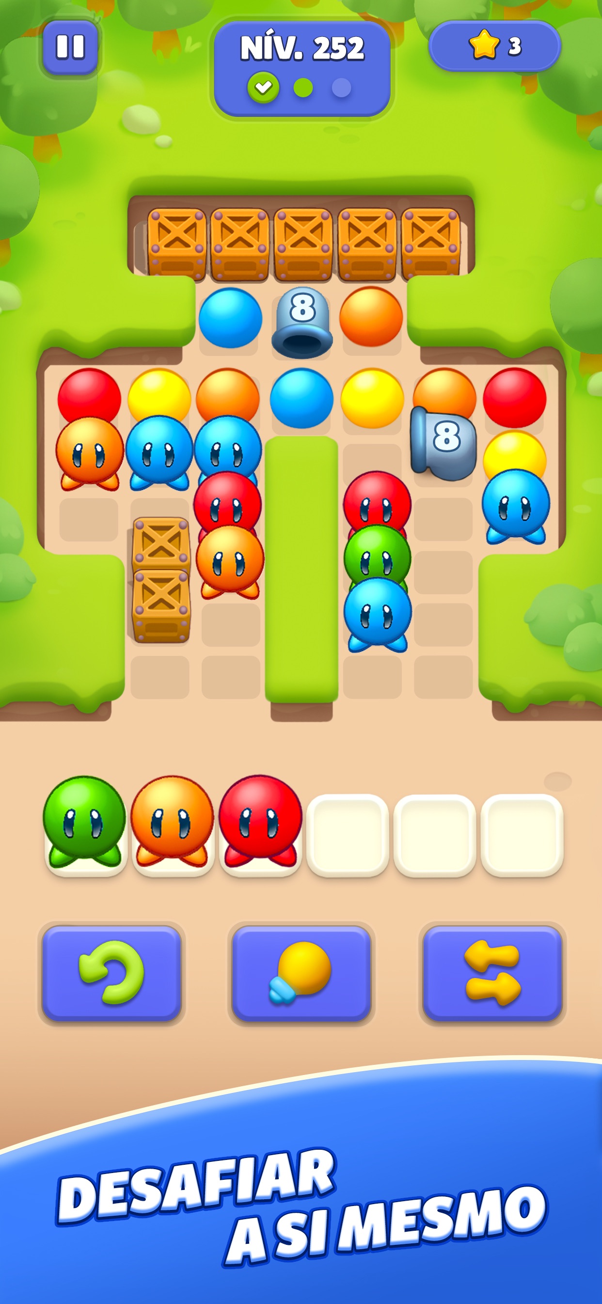 Captura de ecrã 4 da app Bubble Jam - Puzzle de Blocos