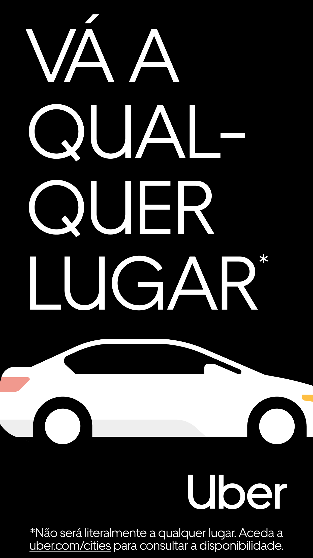Captura de ecrã 1 da app Uber - Peça uma viagem