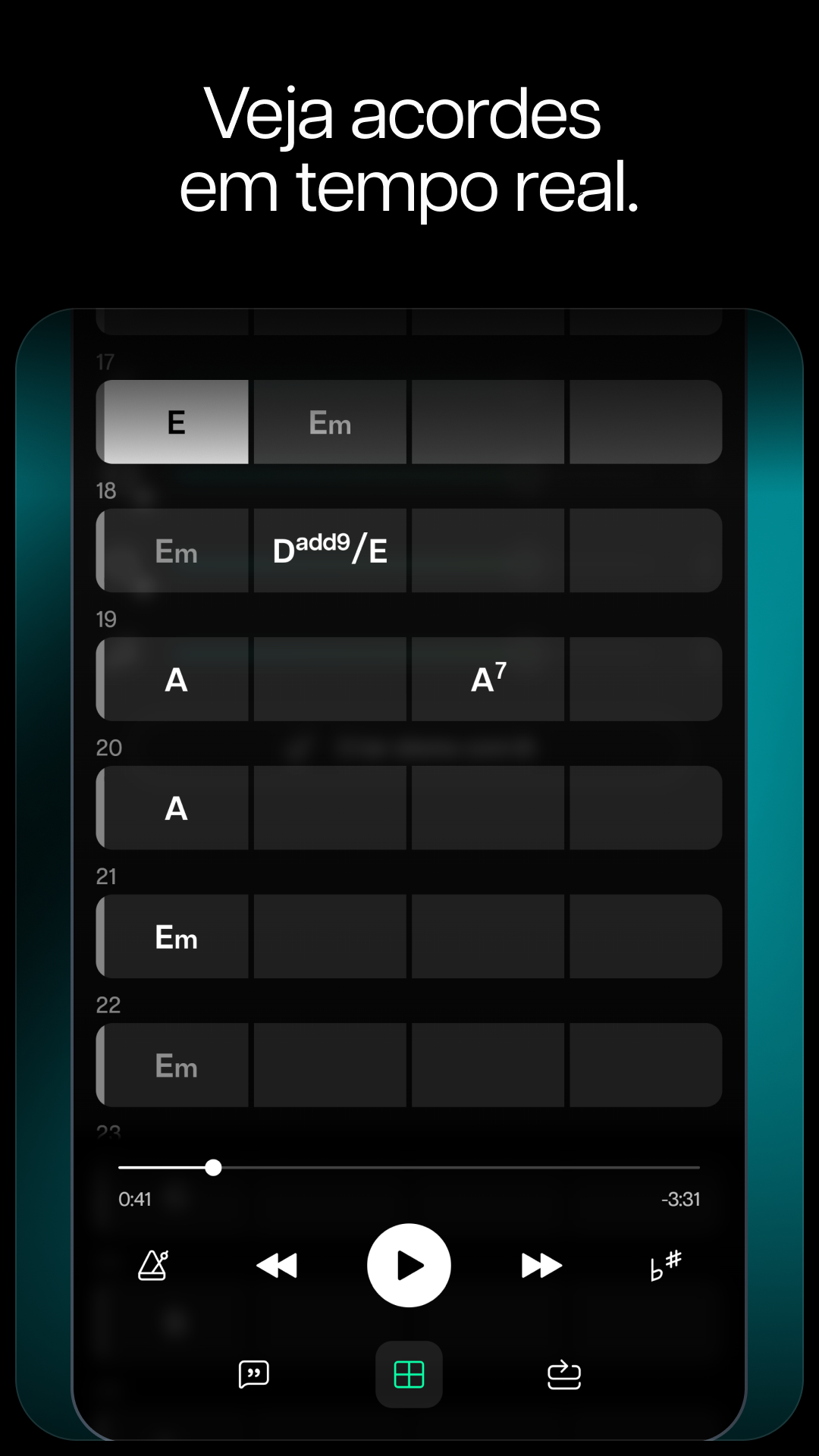 Captura de ecrã 3 da app Moises: O App do Músico