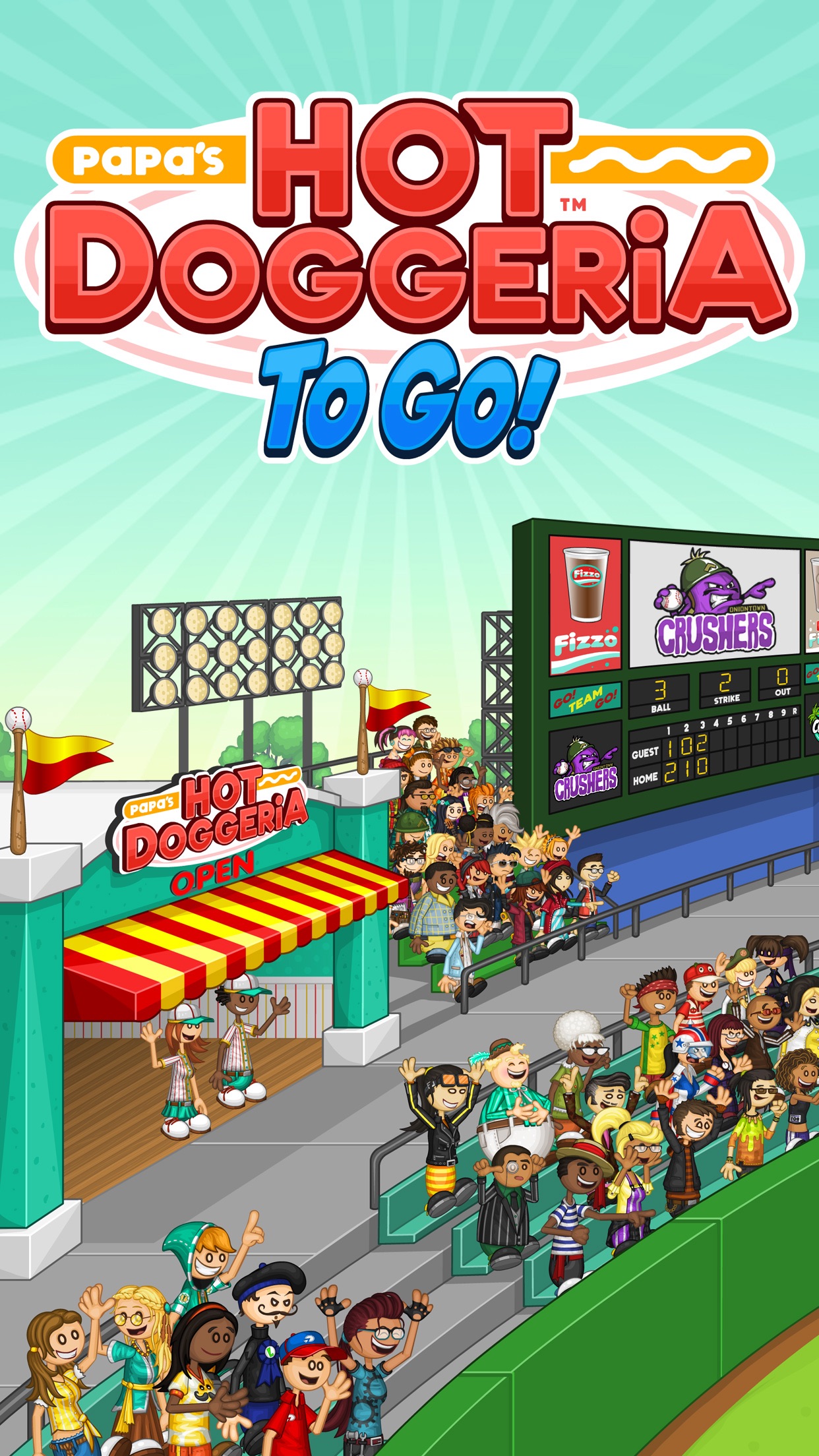 Captura de ecrã 1 da app Papa's Hot Doggeria To Go!
