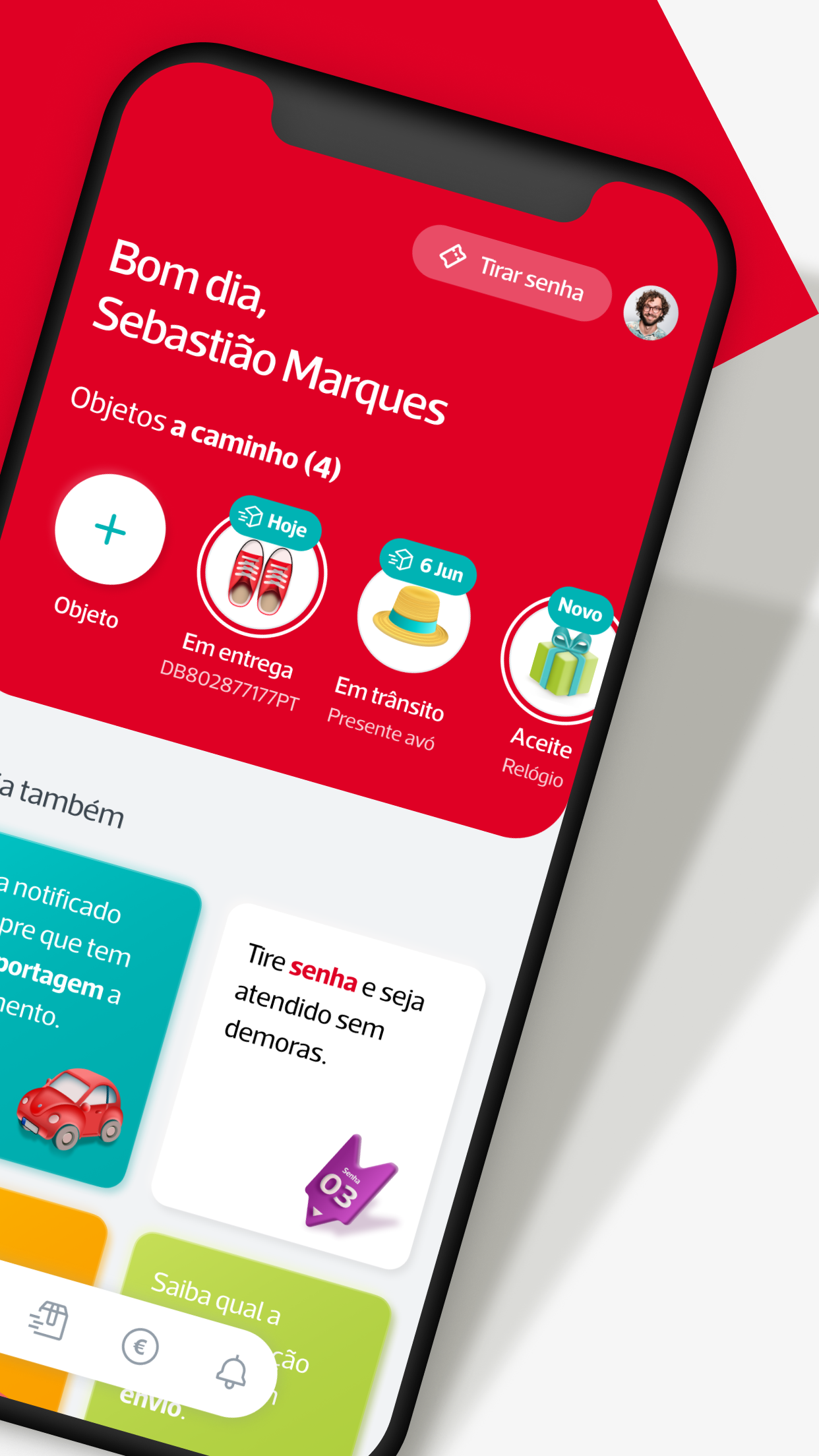 Captura de ecrã 2 da app CTT - Correios de Portugal