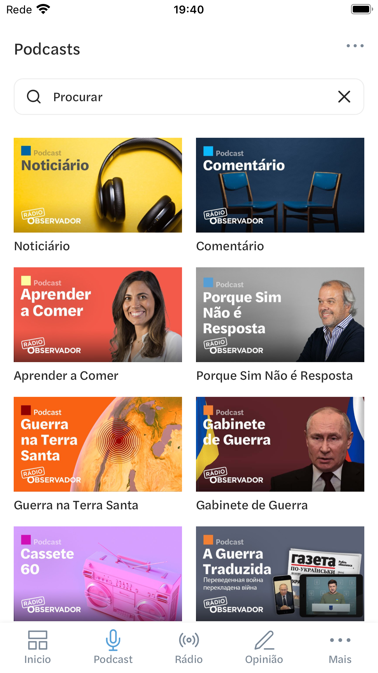 Captura de ecrã 3 da app Observador