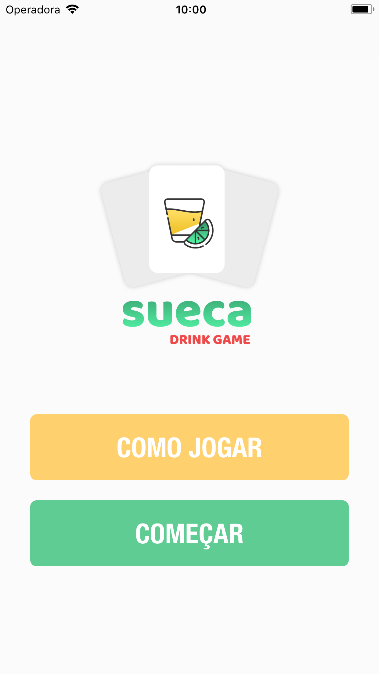 Captura de ecrã 1 da app Sueca: Drink Game!