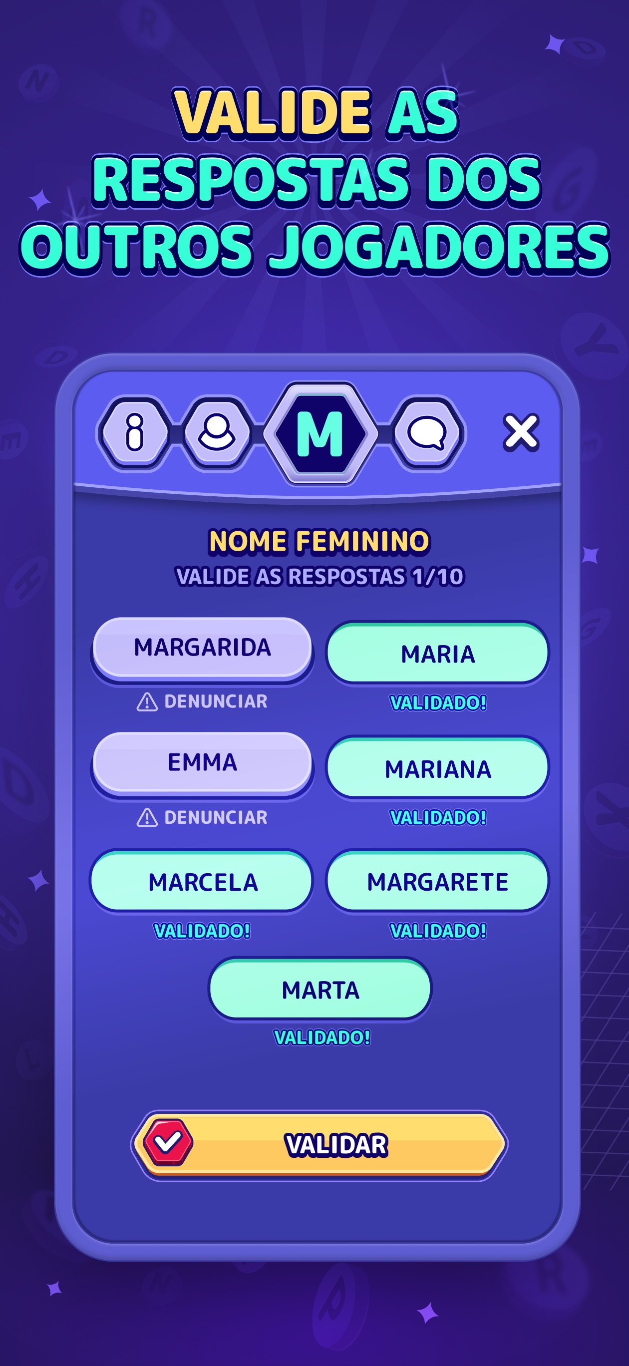 Captura de ecrã 4 da app StopotS - Stop, Adedonha