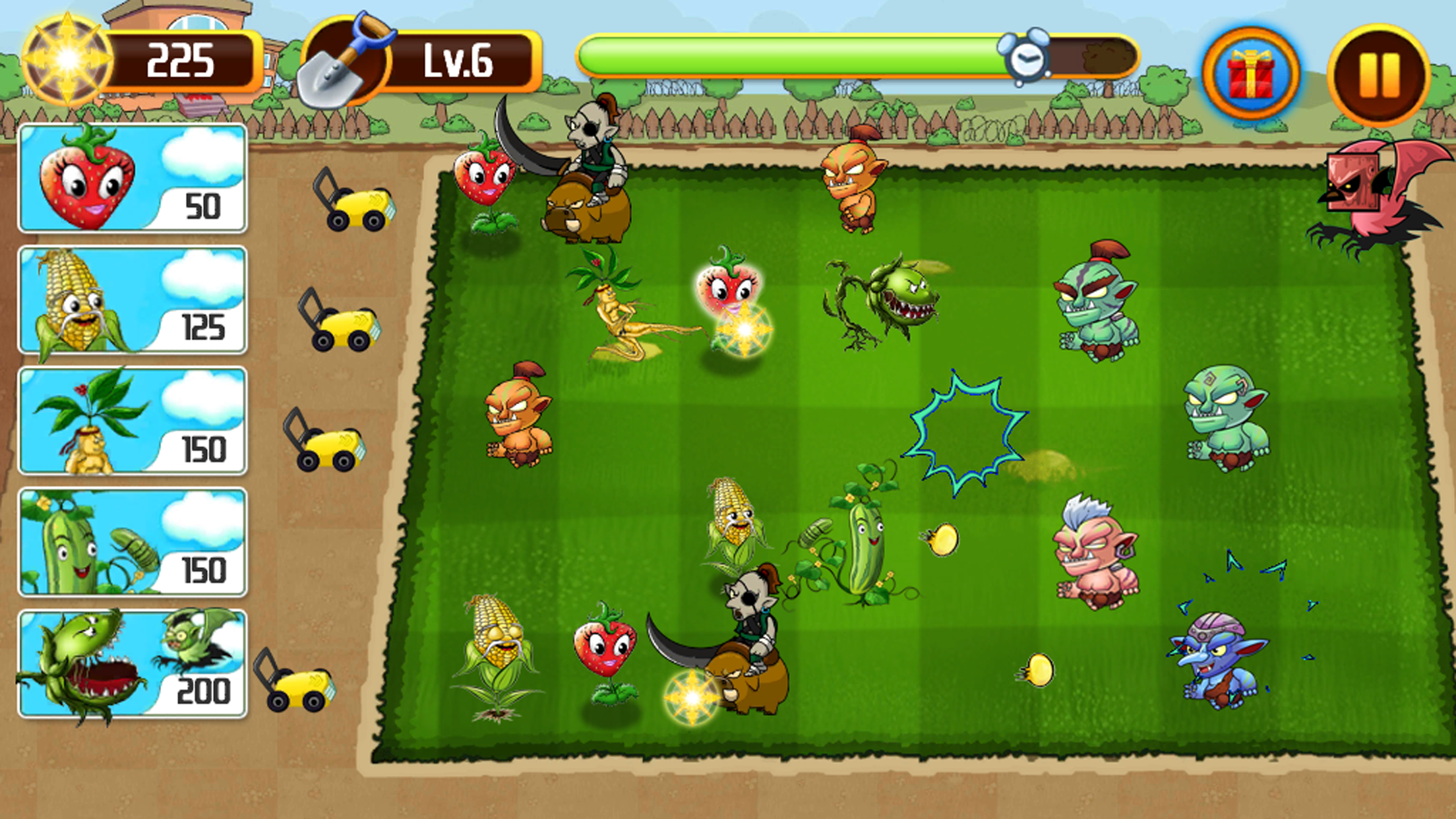 Captura de ecrã 1 da app Plants vs Goblins 4