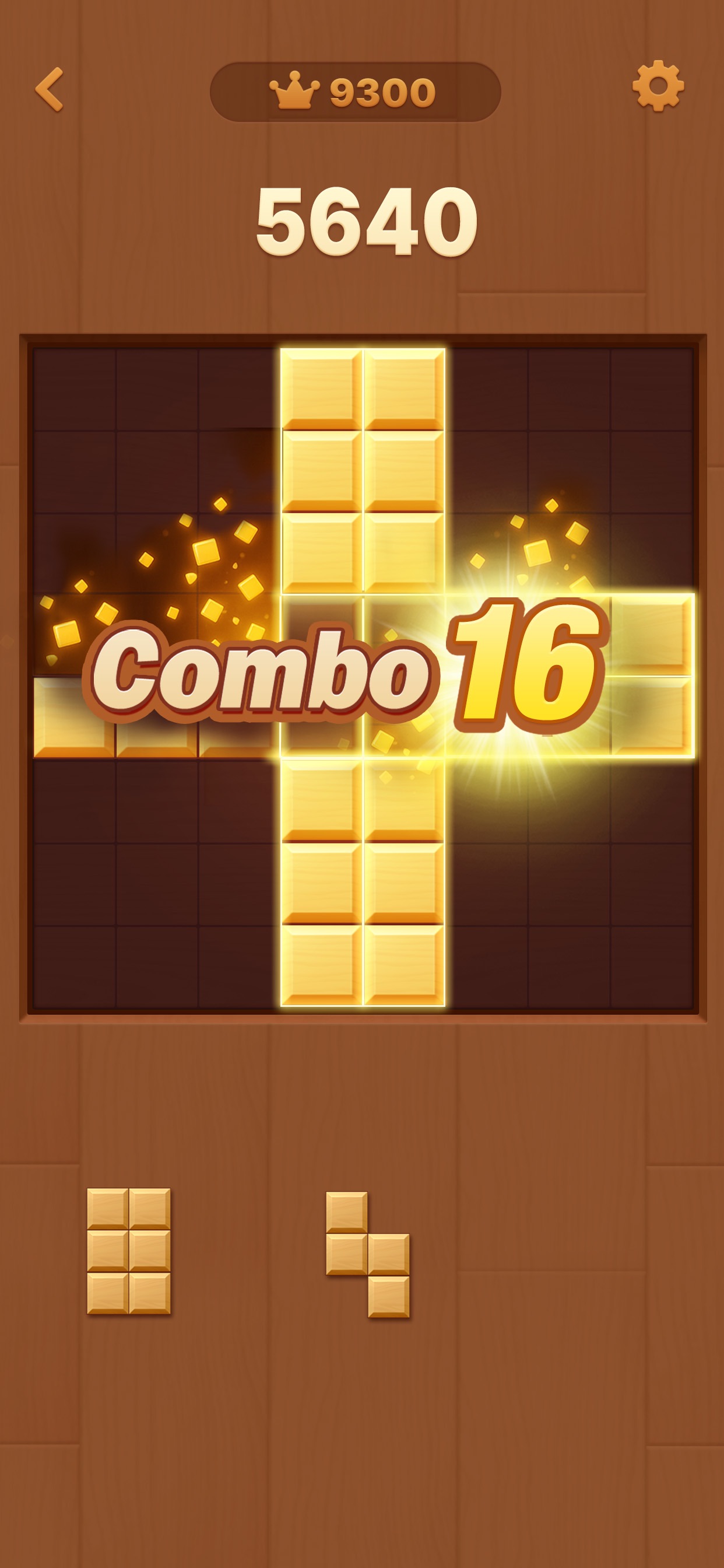 Captura de ecrã 3 da app Quebra-cabeças: Blocos Madeira