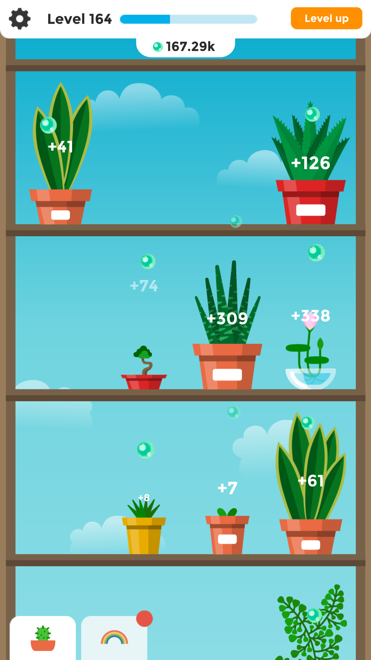 Captura de ecrã 2 da app Terrarium: Garden Idle
