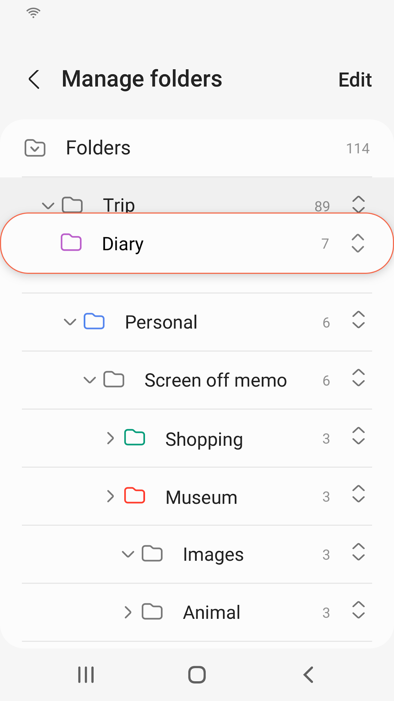 Captura de ecrã 2 da app Samsung Notes