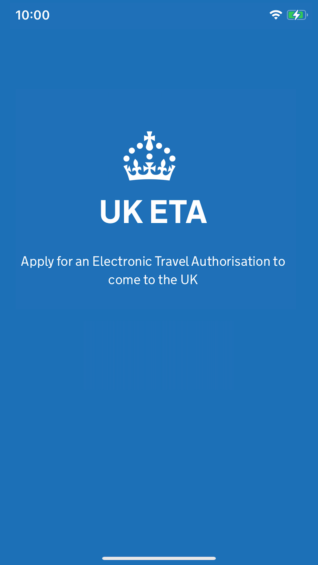 Captura de ecrã 1 da app UK ETA